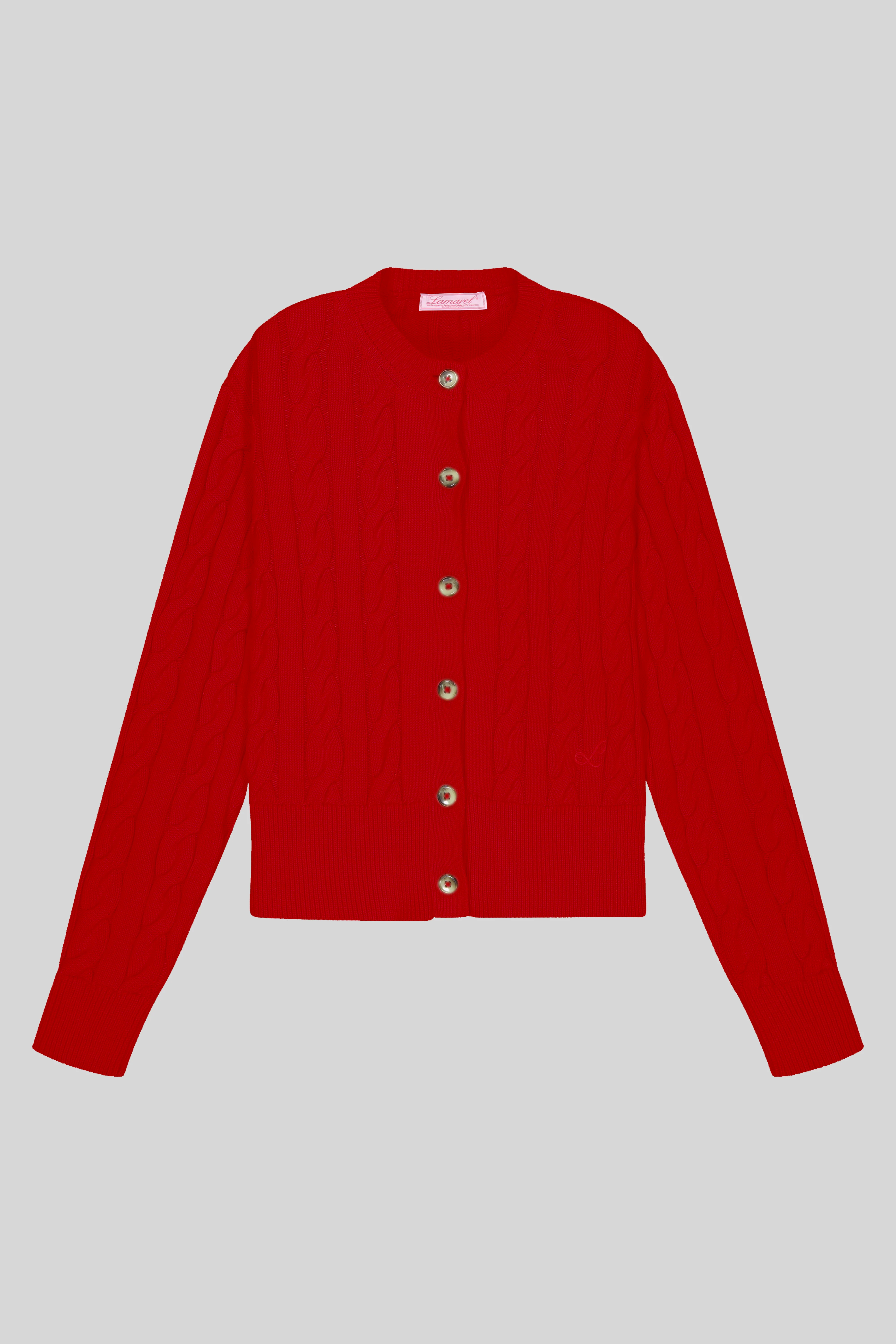 CABLE-KNIT CARDIGAN - Image 11