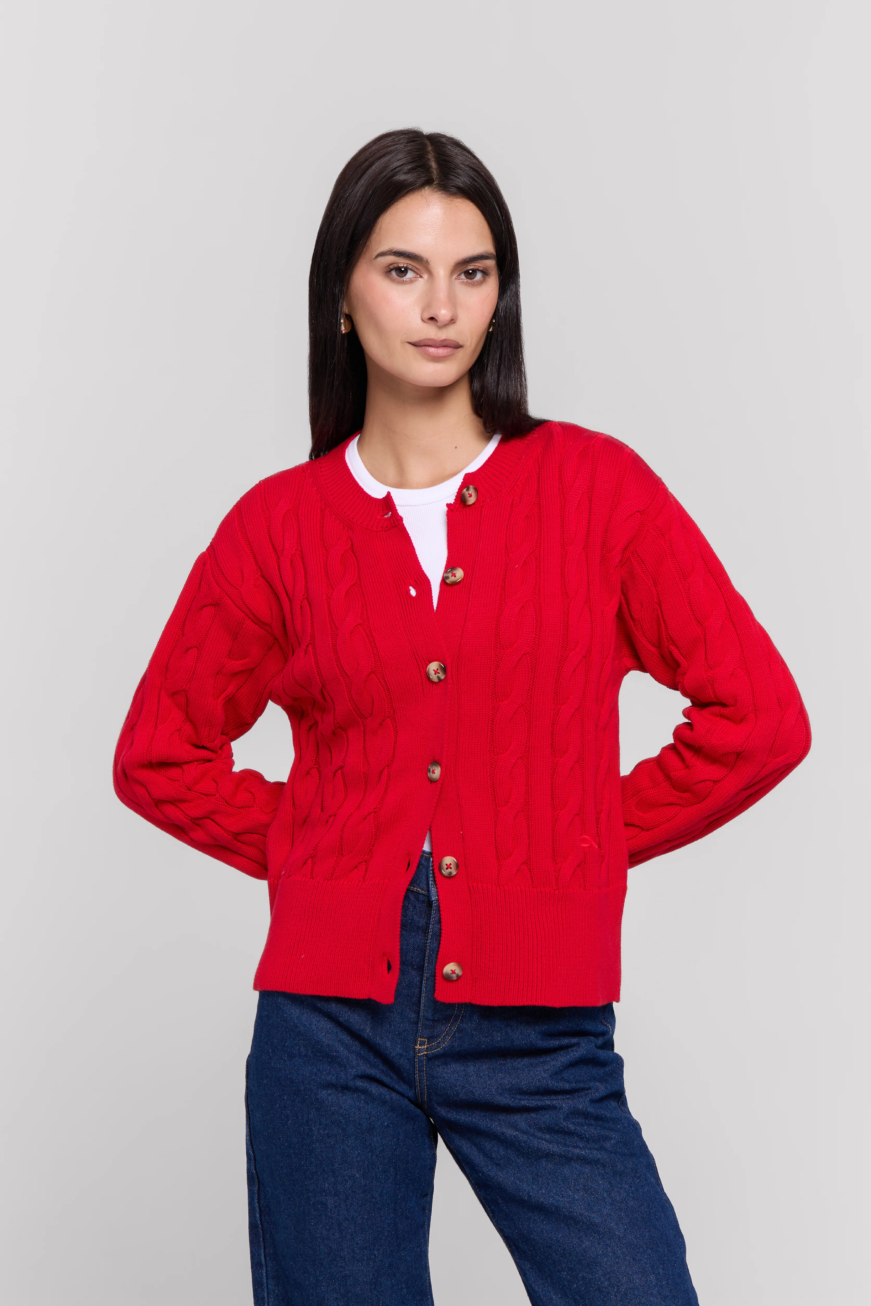 CABLE-KNIT CARDIGAN - Image 12