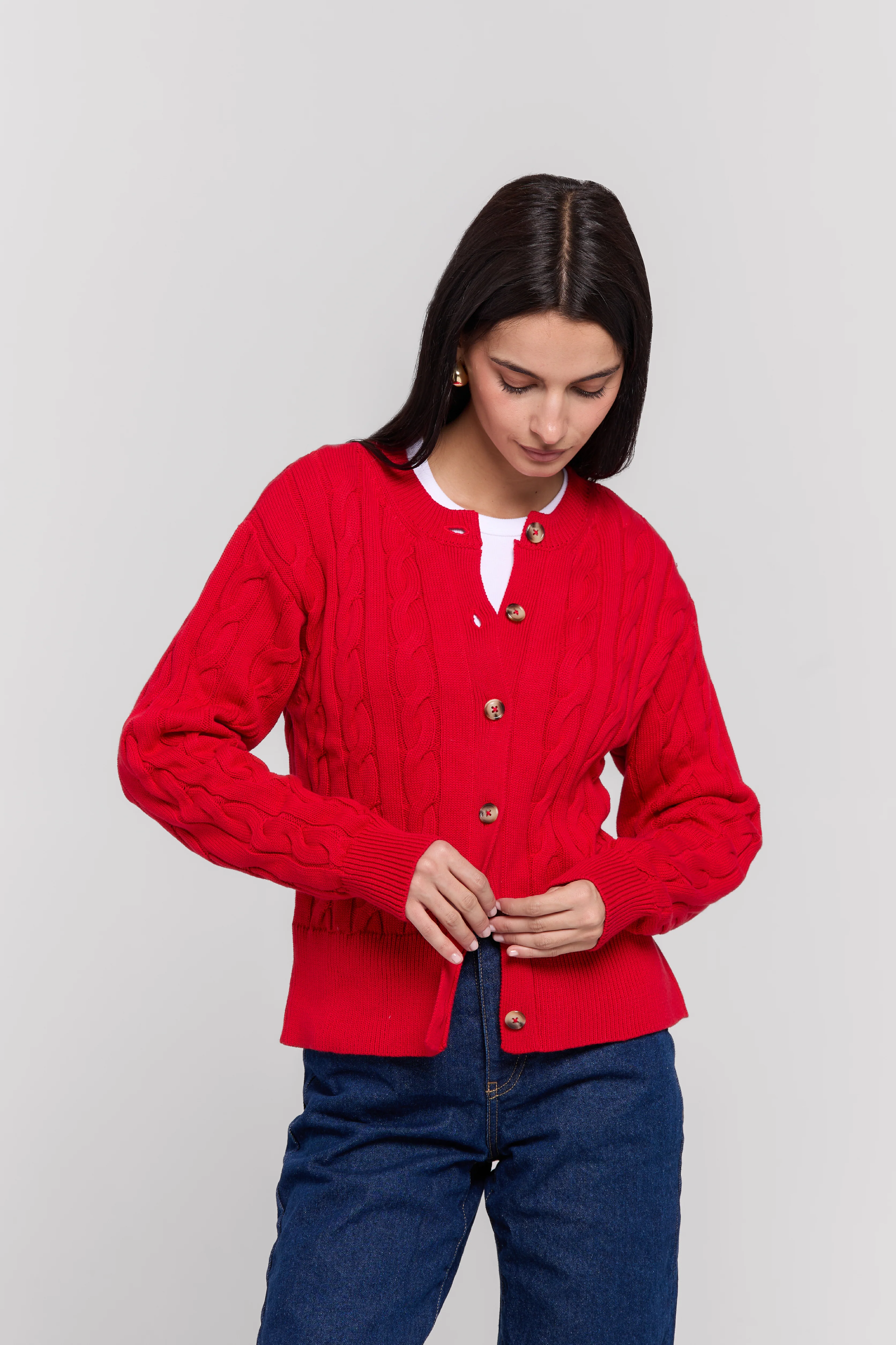 CABLE-KNIT CARDIGAN - Image 13