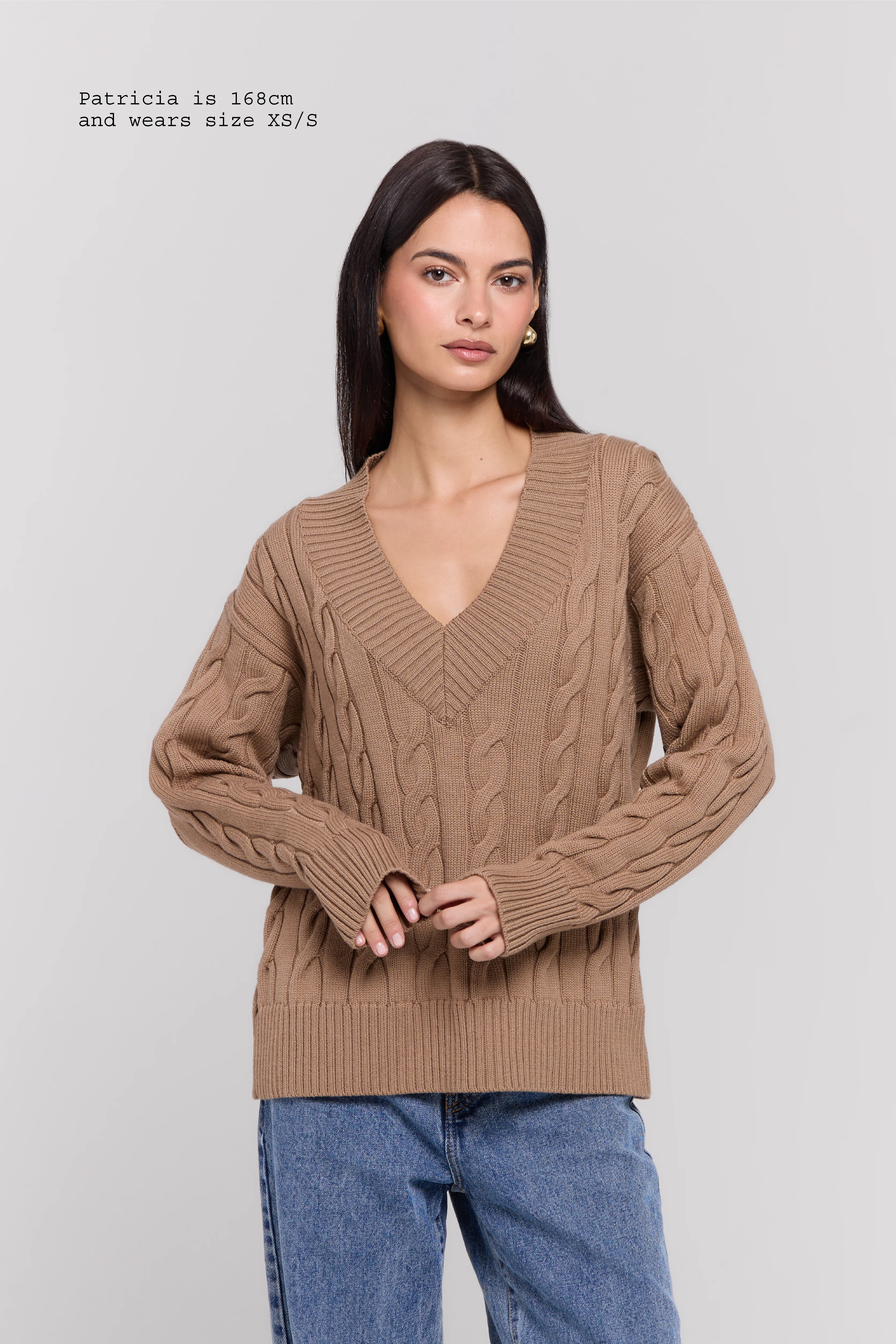MERINO WOOL CABLE-KNIT SWEATER - Image 7