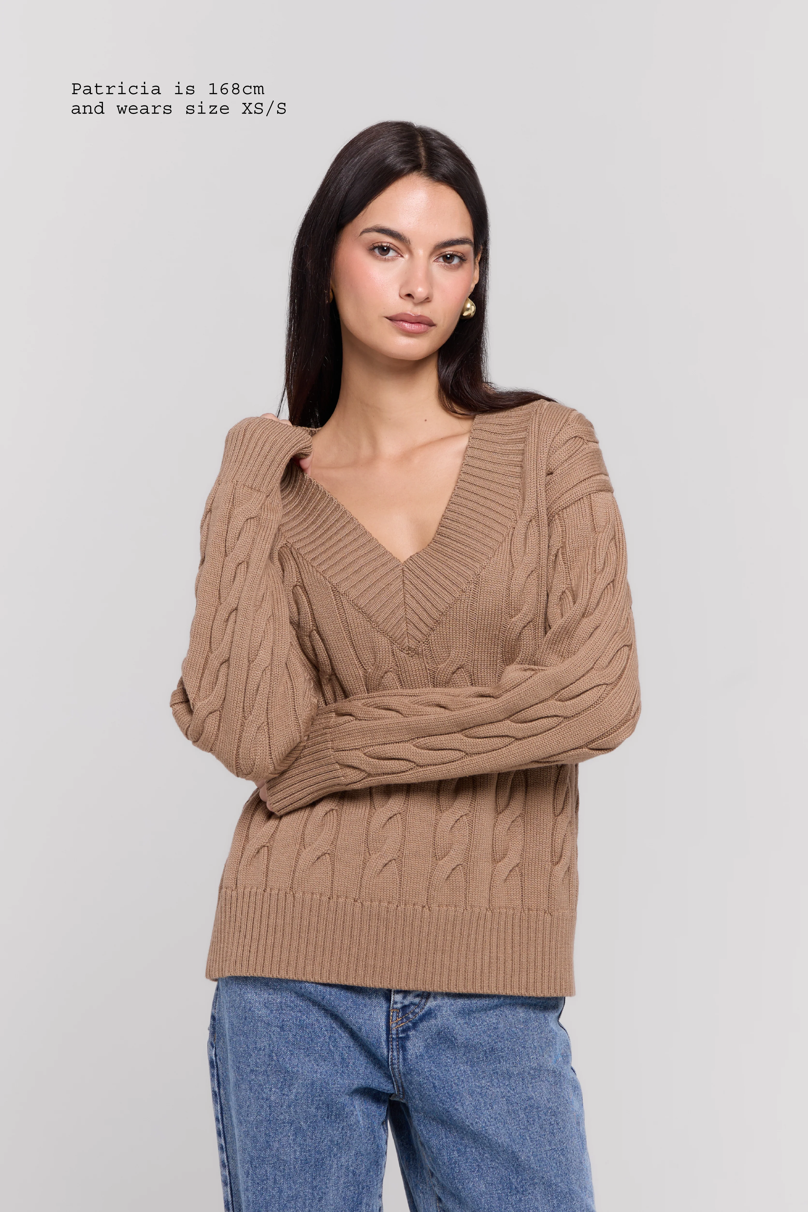 MERINO WOOL CABLE-KNIT SWEATER - Image 8