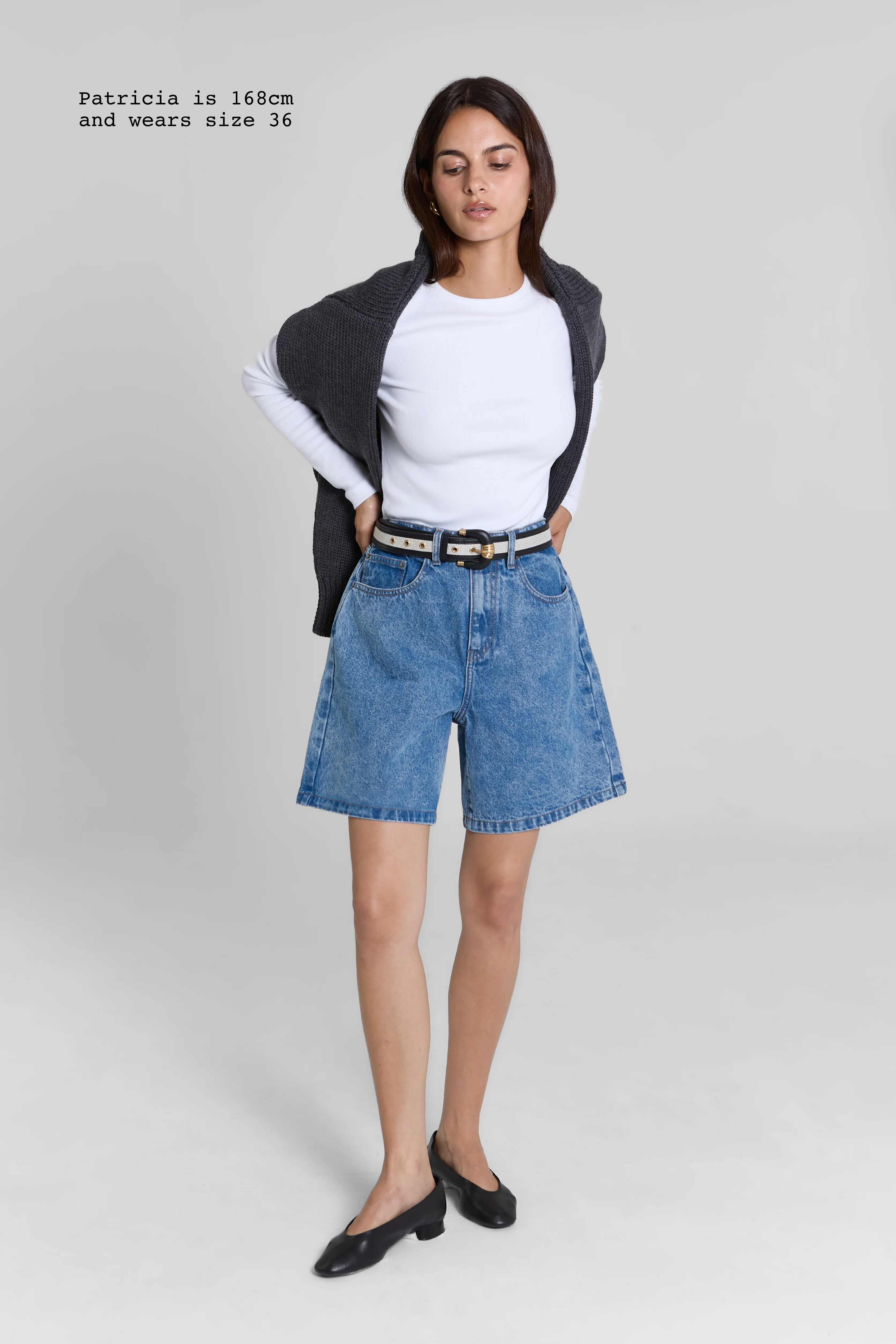 DENIM SHORTS - Image 3