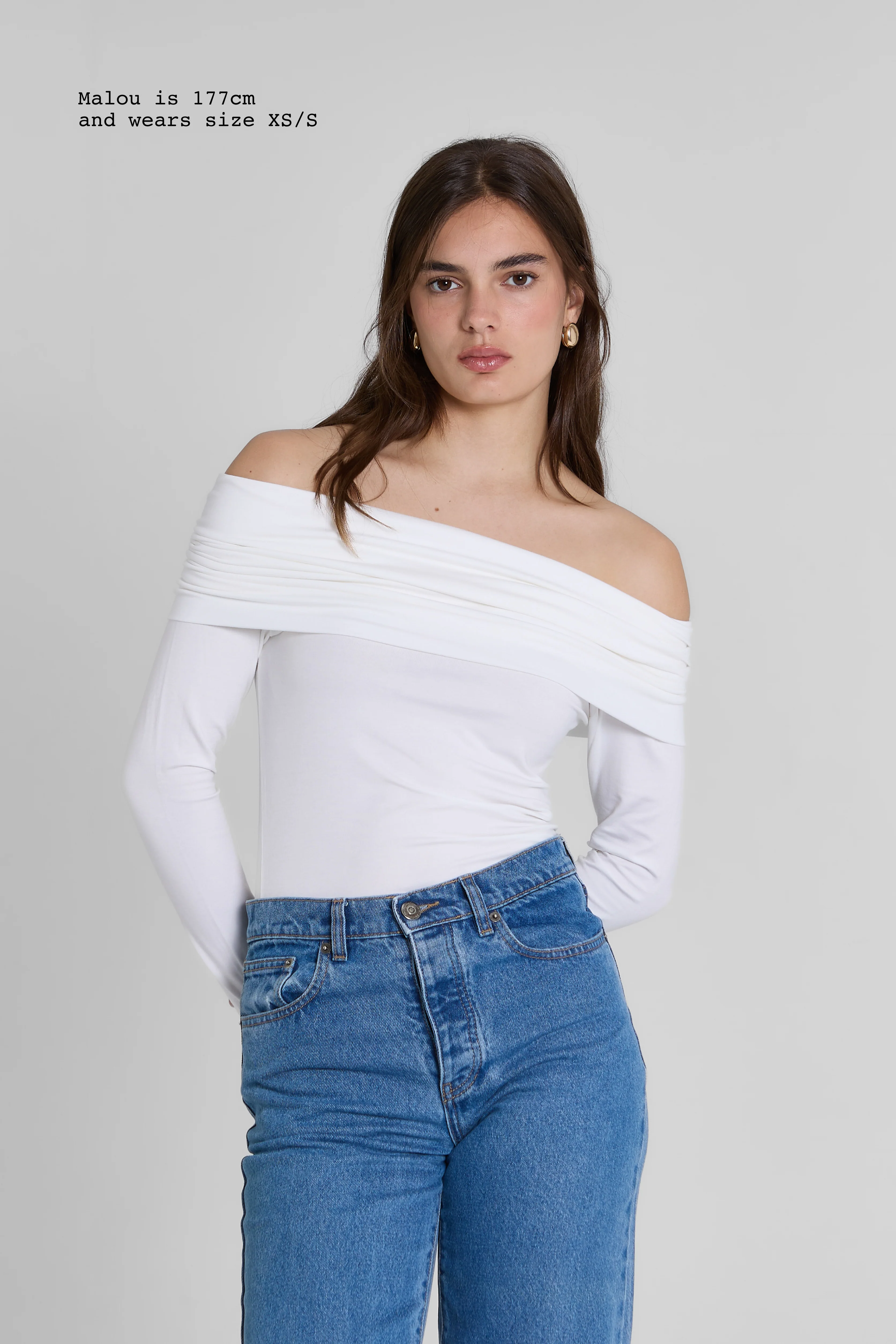 DRAPED TOP LONG SLEEVE - Image 2