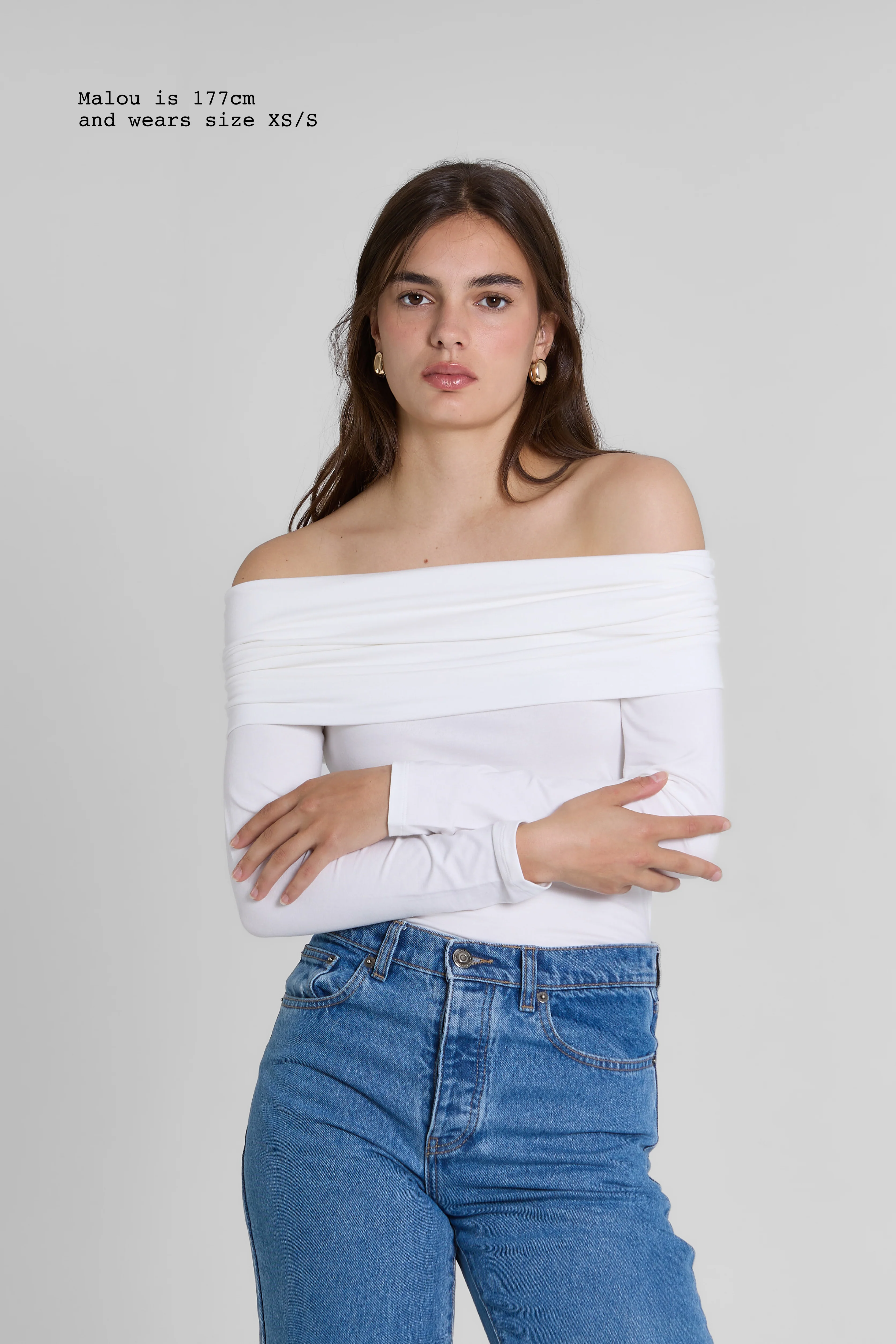 DRAPED TOP LONG SLEEVE - Image 3