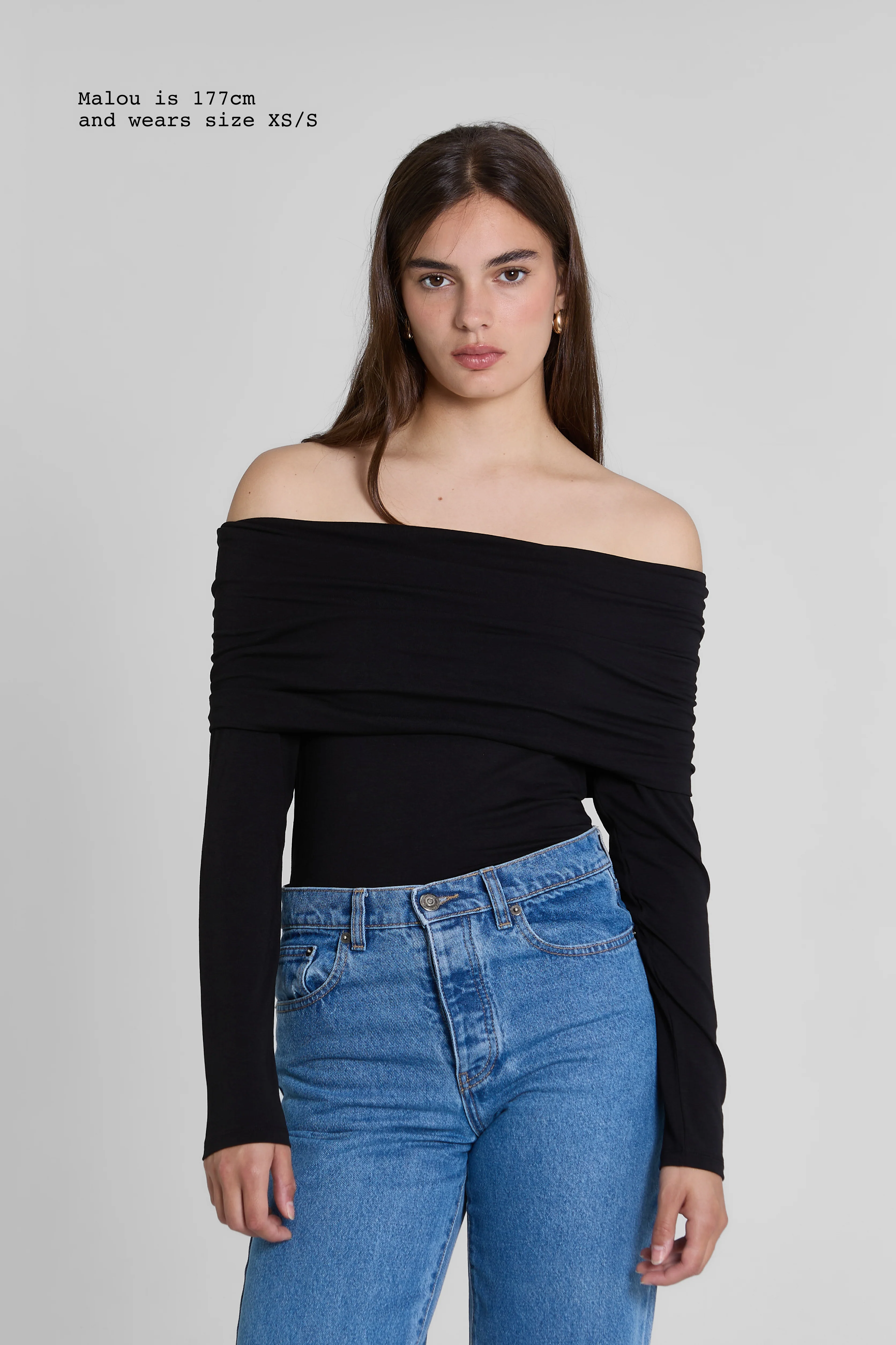 DRAPED TOP LONG SLEEVE - Image 6