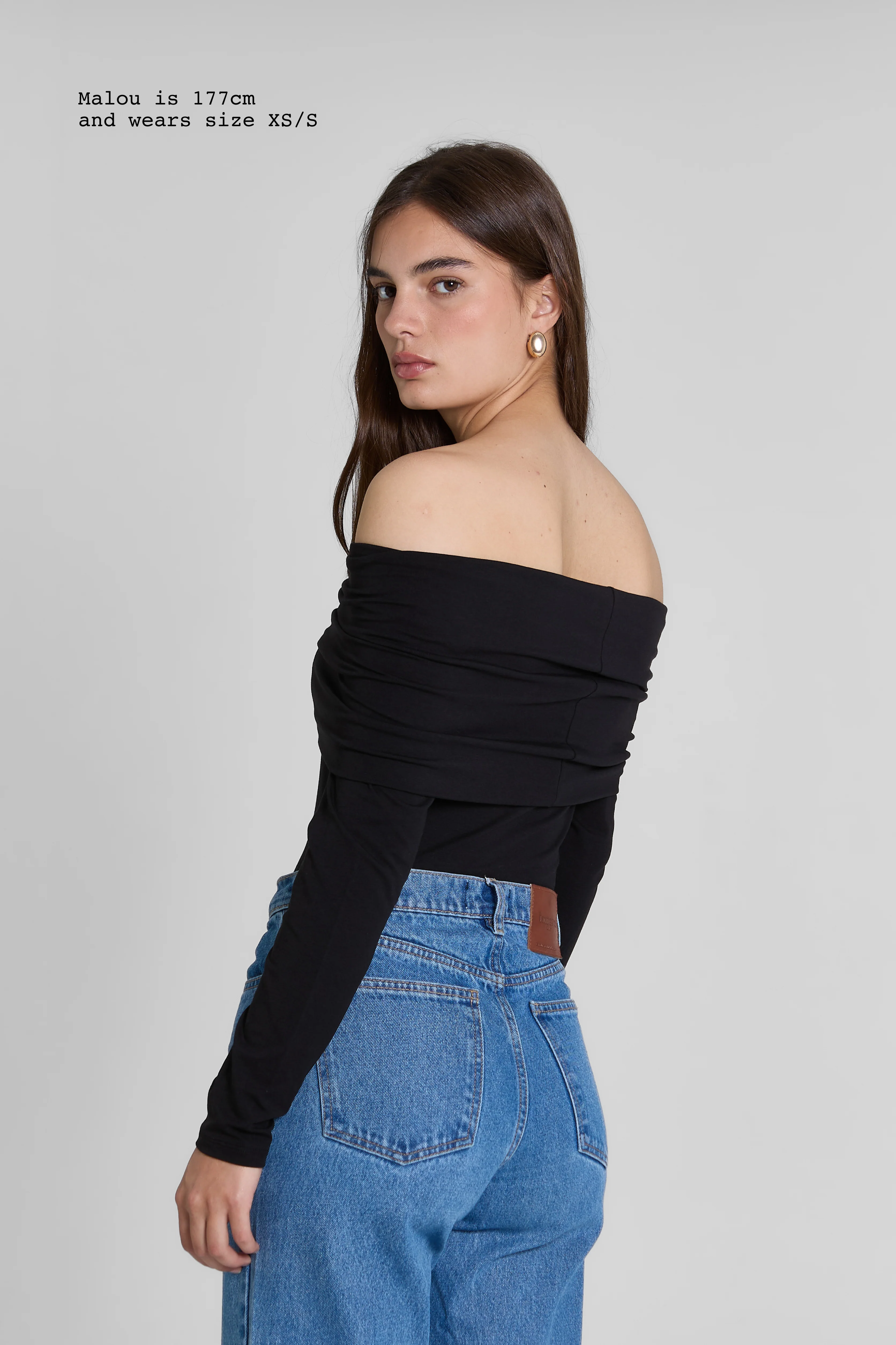 DRAPED TOP LONG SLEEVE - Image 8