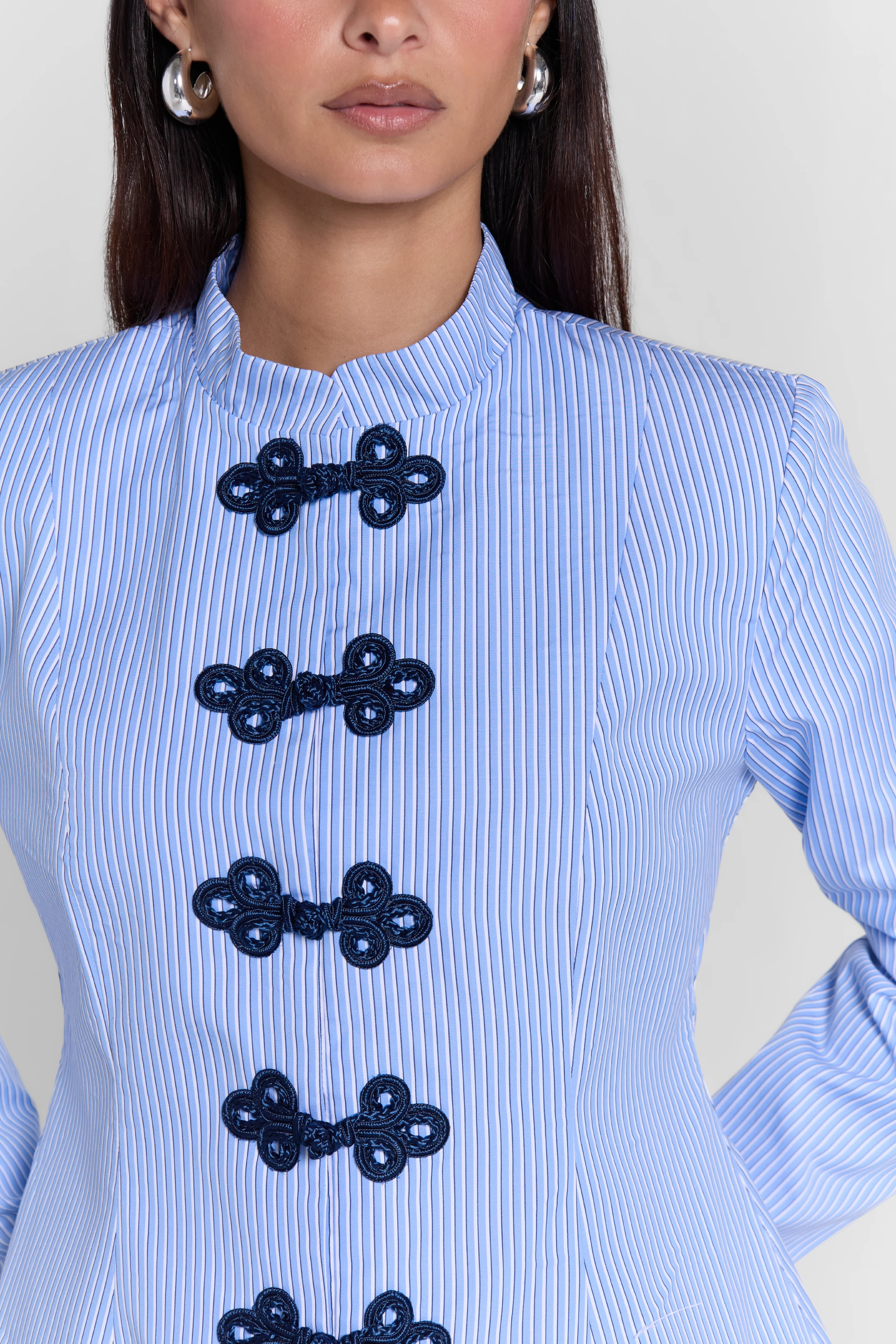 FITTED SHIRT WITH FASTENINGS - Image 4