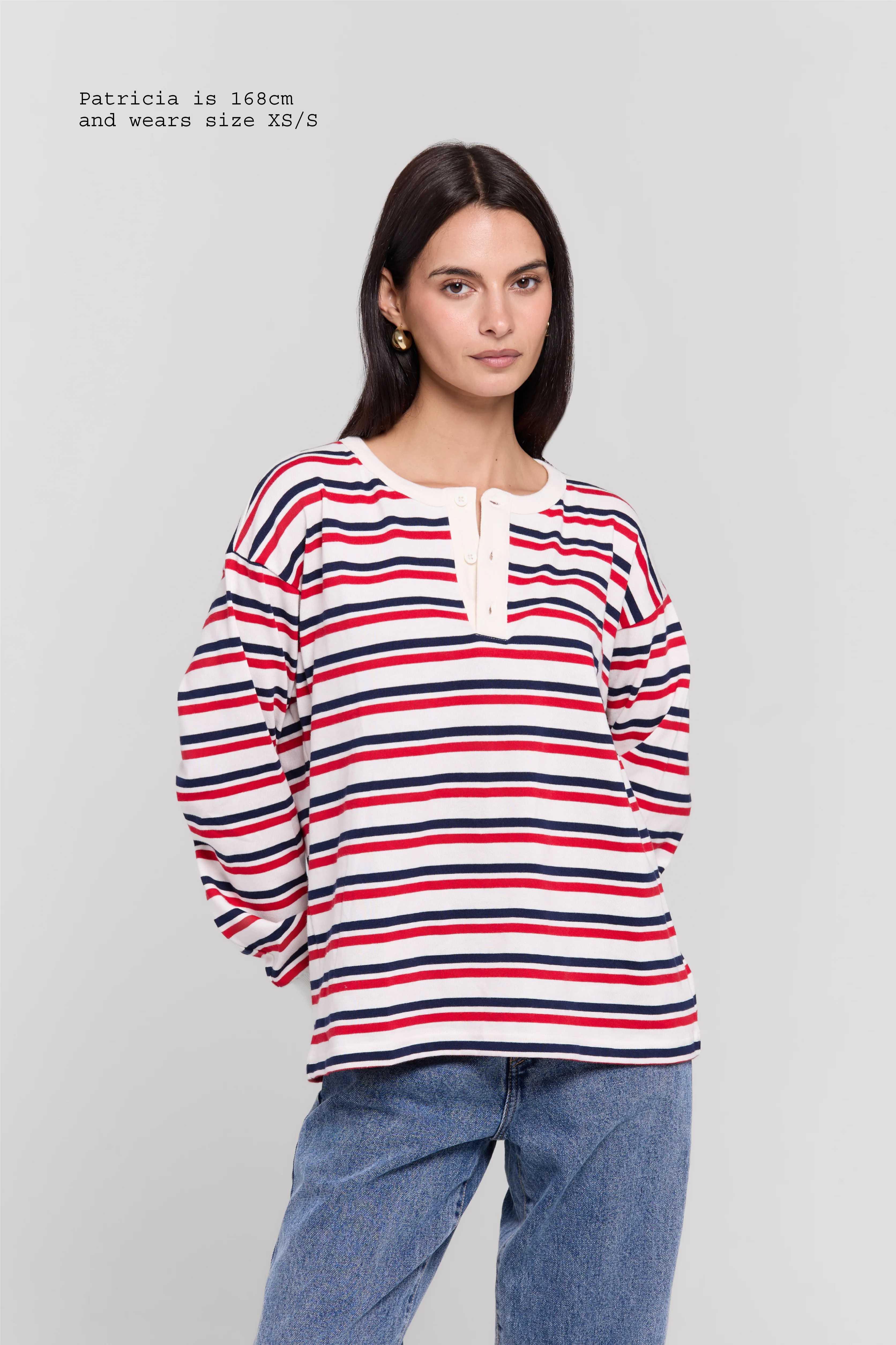 HENLEY LONG SLEEVE TOP - Image 10