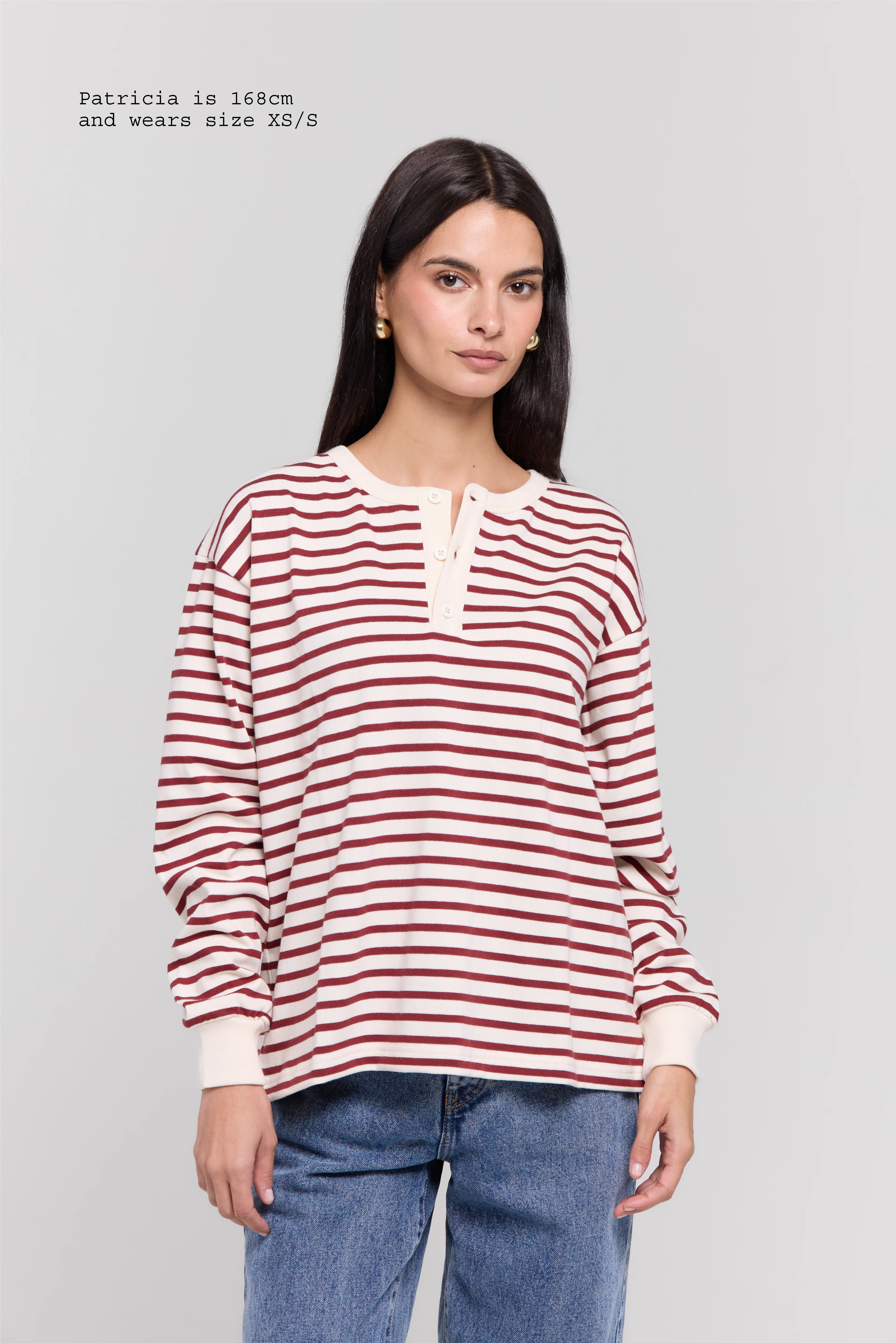 HENLEY LONG SLEEVE TOP - Image 15