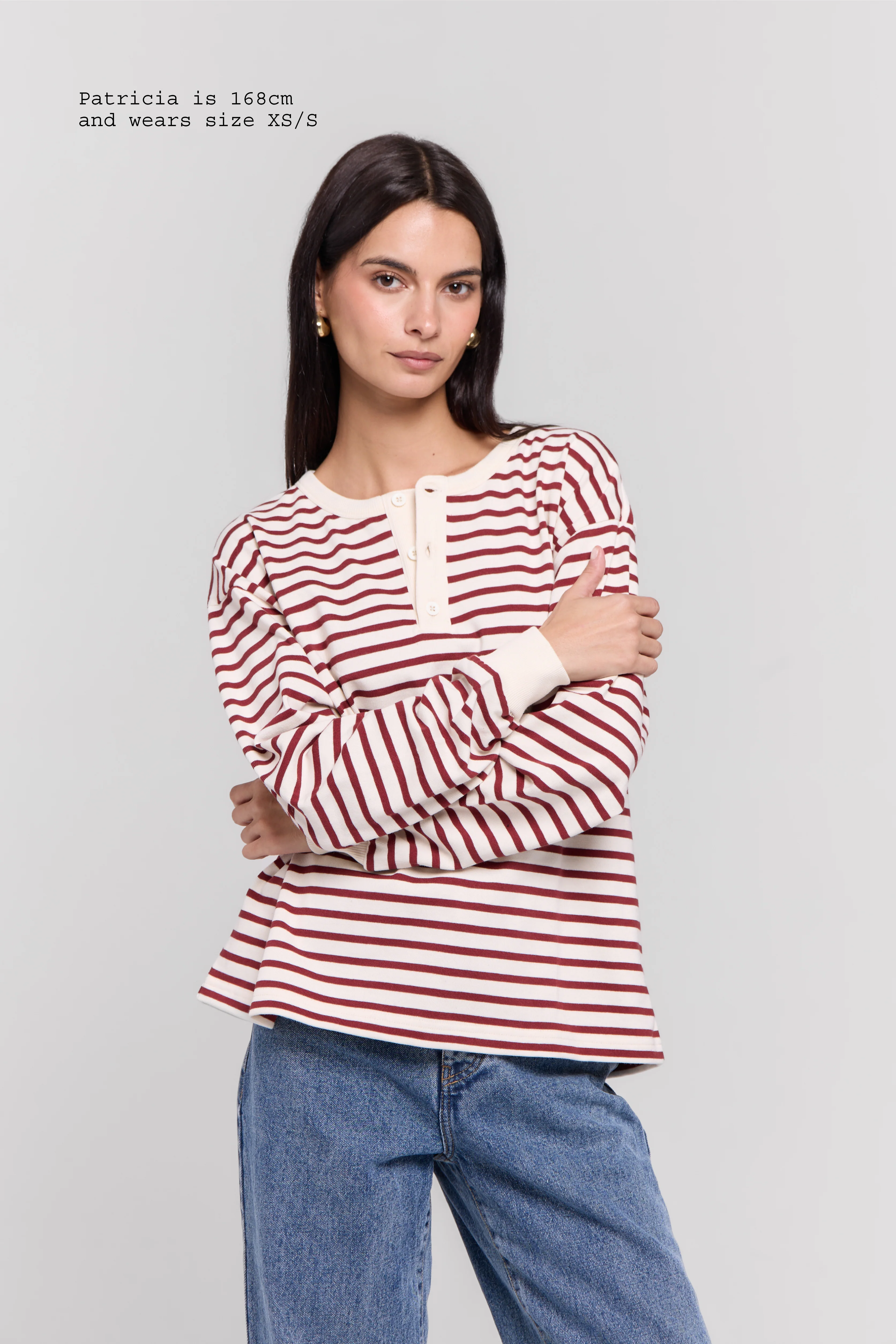 HENLEY LONG SLEEVE TOP - Image 16