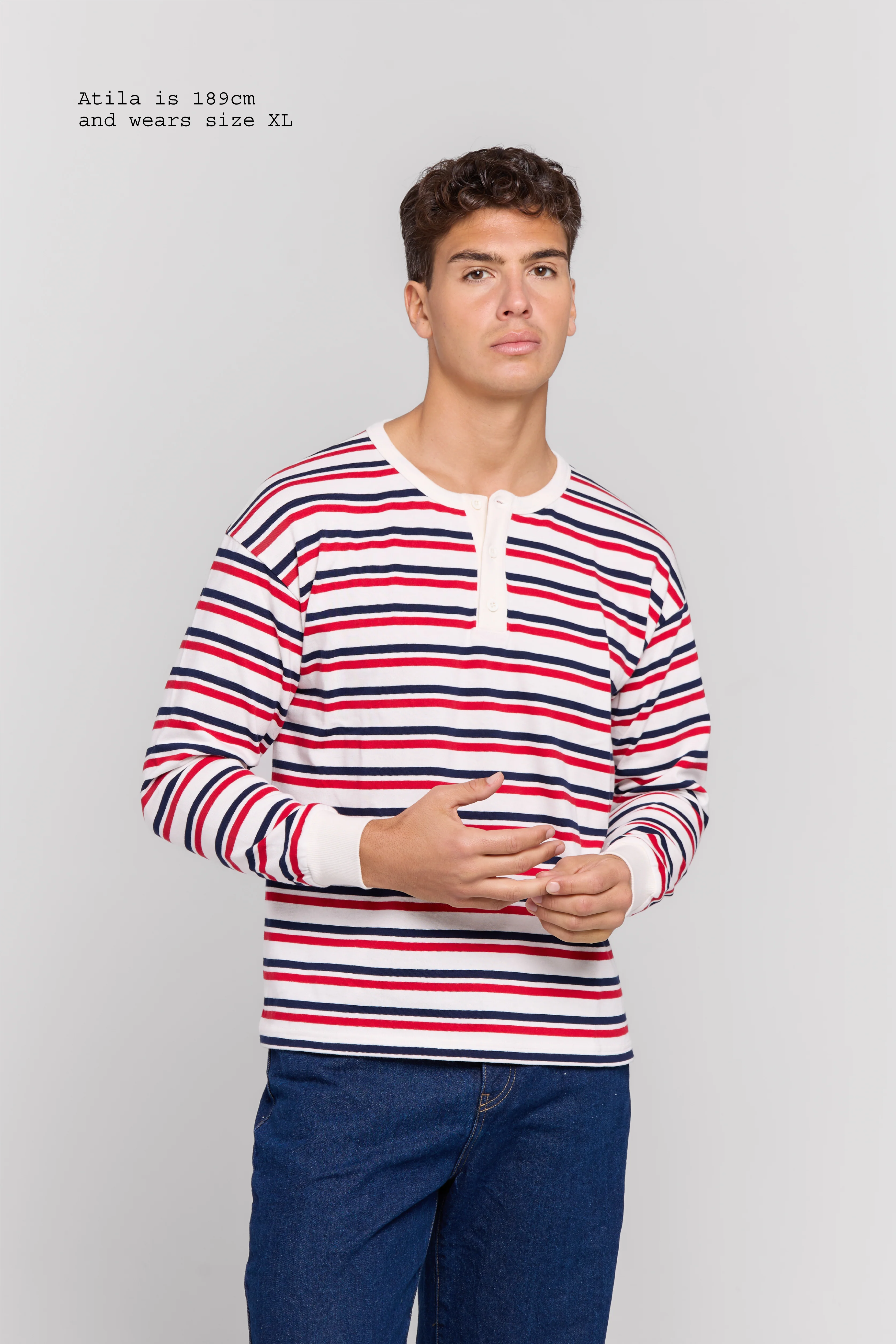 HENLEY LONG SLEEVE TOP MEN - Image 11