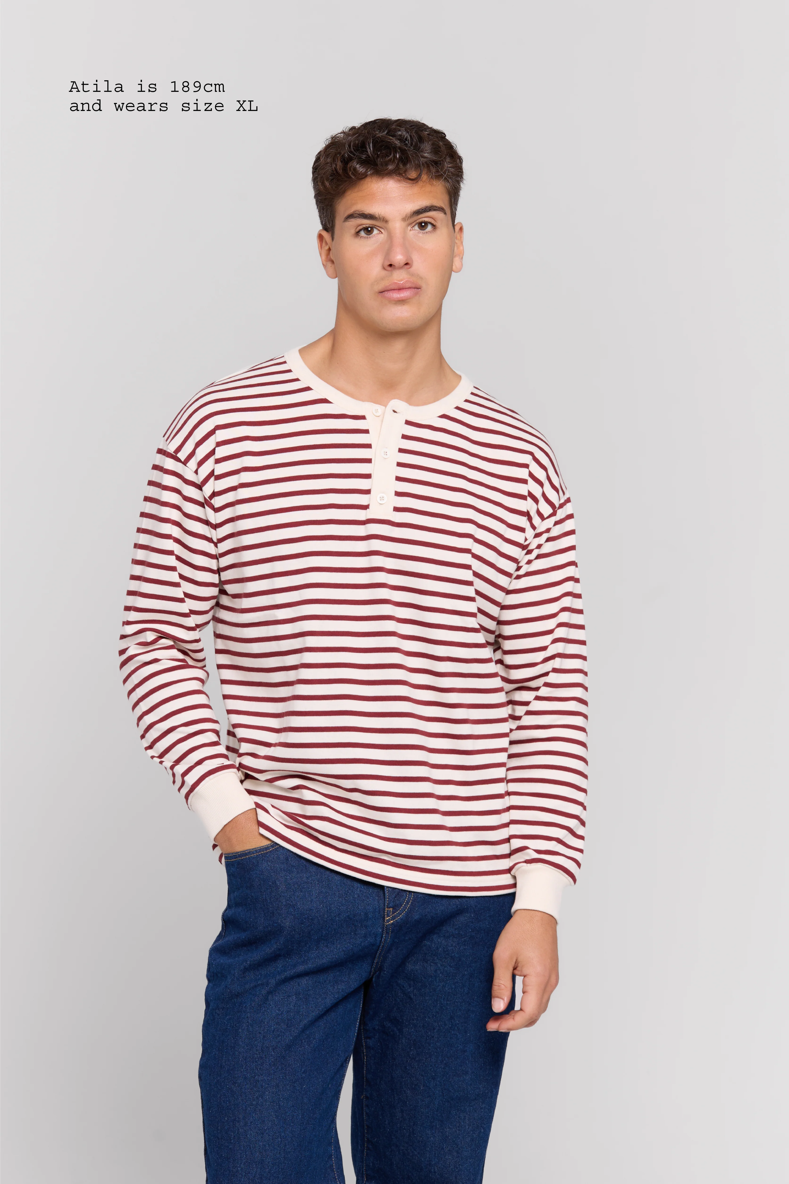 HENLEY LONG SLEEVE TOP MEN - Image 14