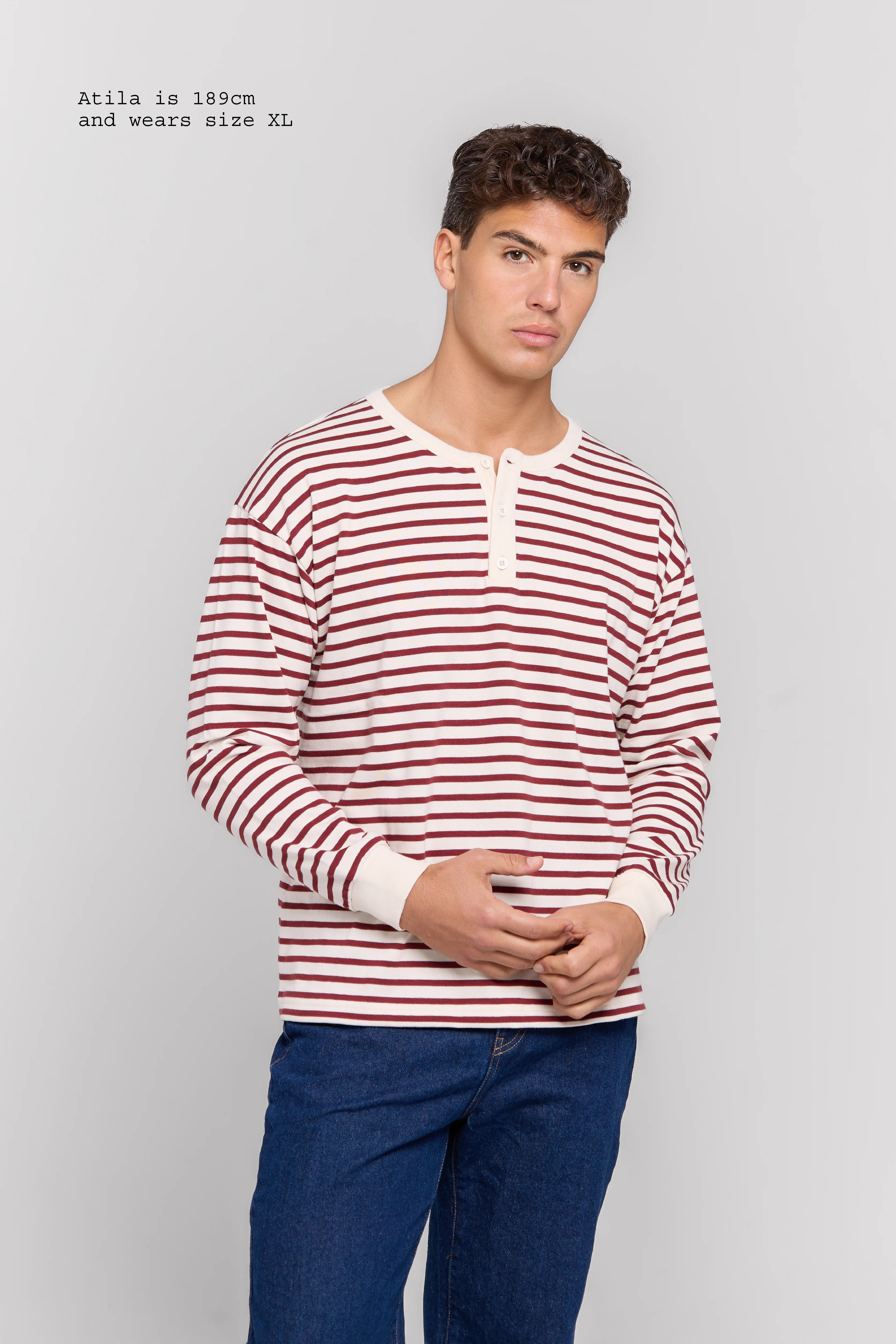 HENLEY LONG SLEEVE TOP MEN - Image 15