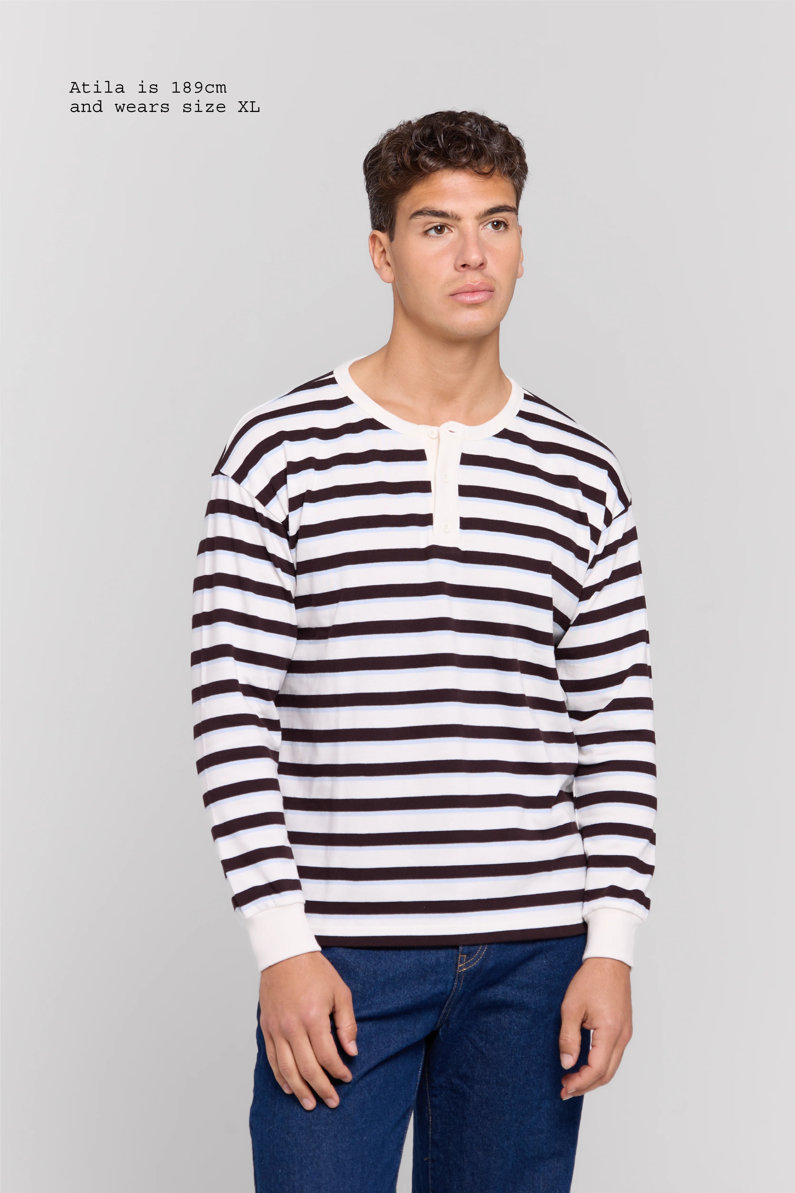 HENLEY LONG SLEEVE TOP MEN - Image 7