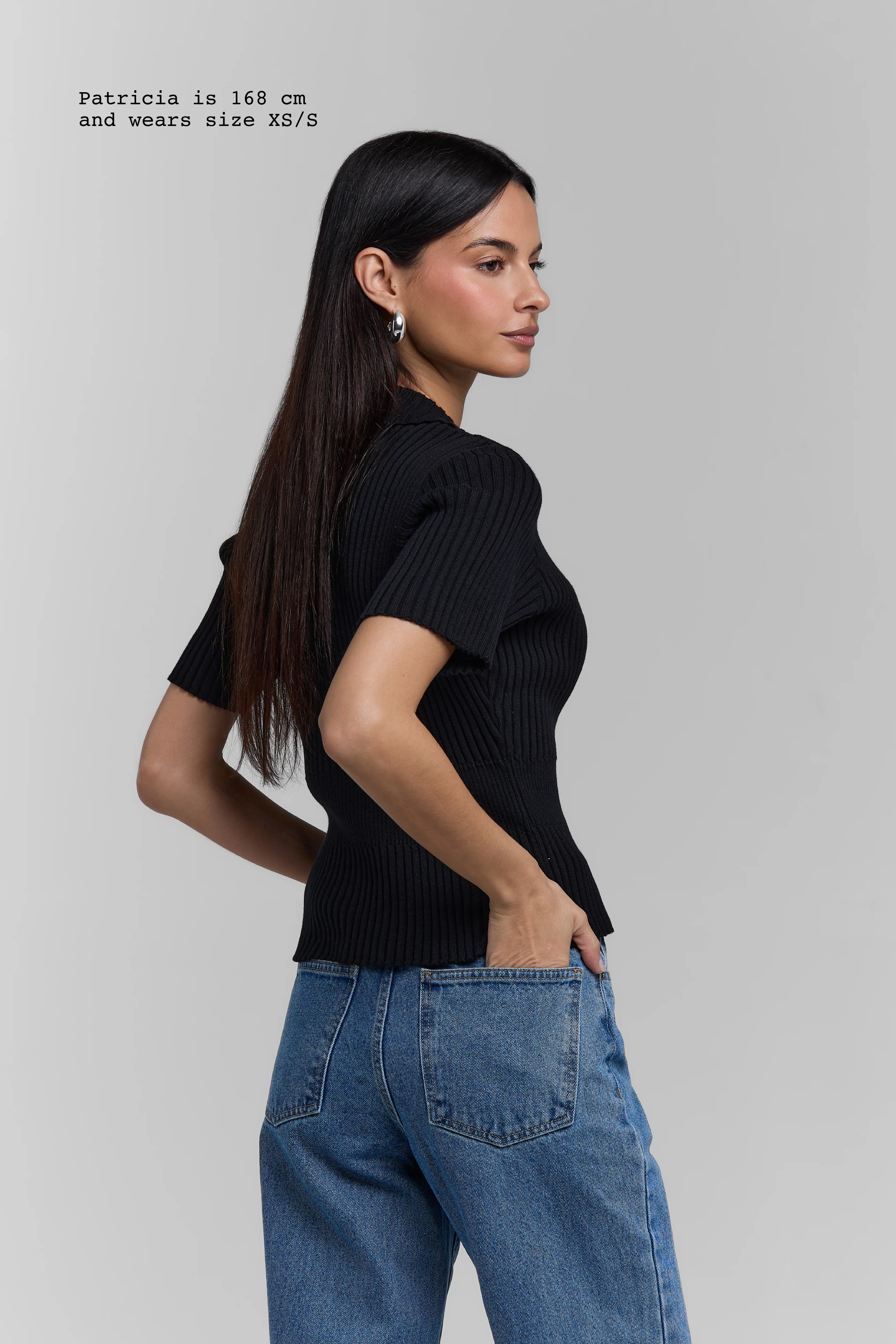 KNIT BUTTONED TOP - Image 12