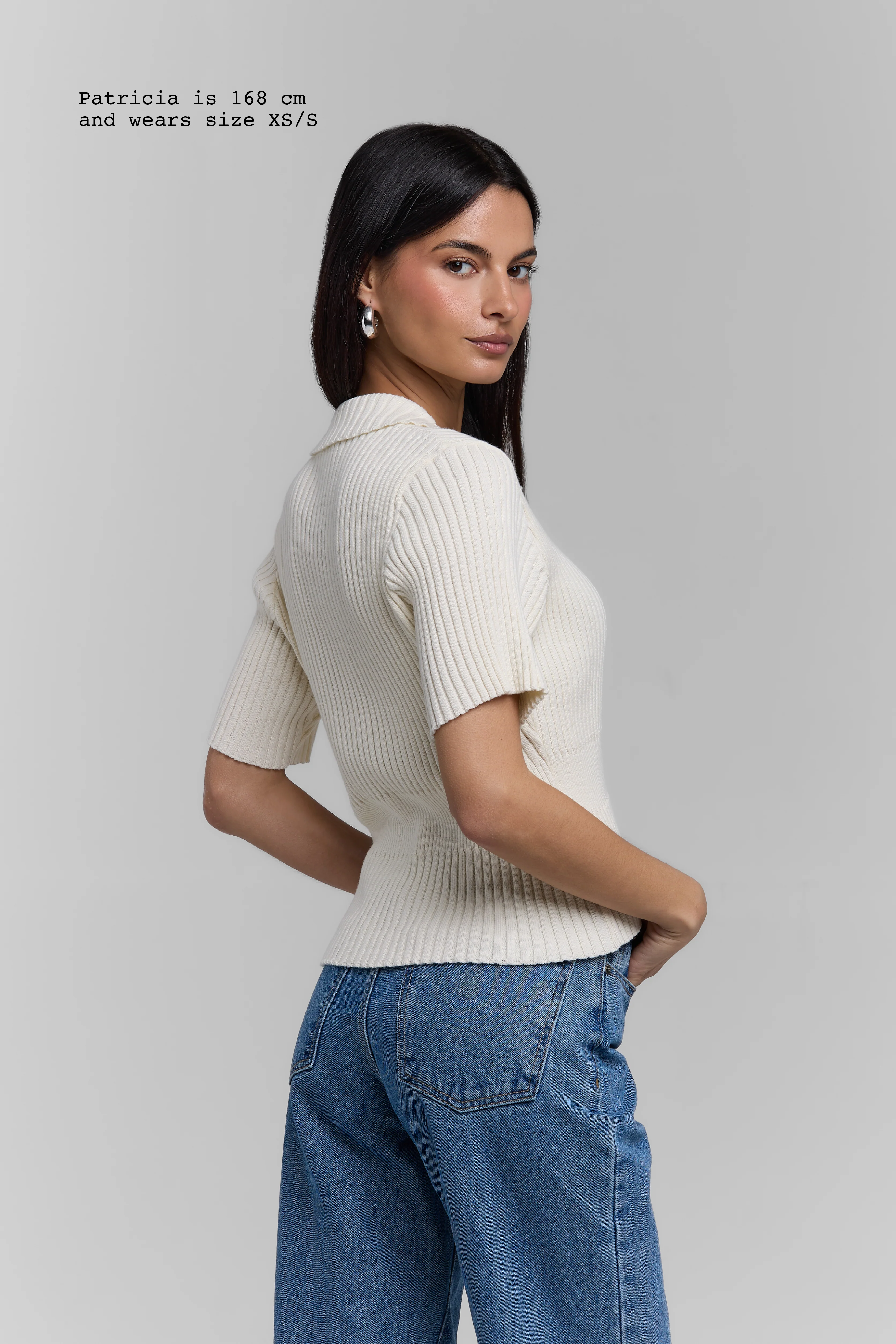 KNIT BUTTONED TOP - Image 5