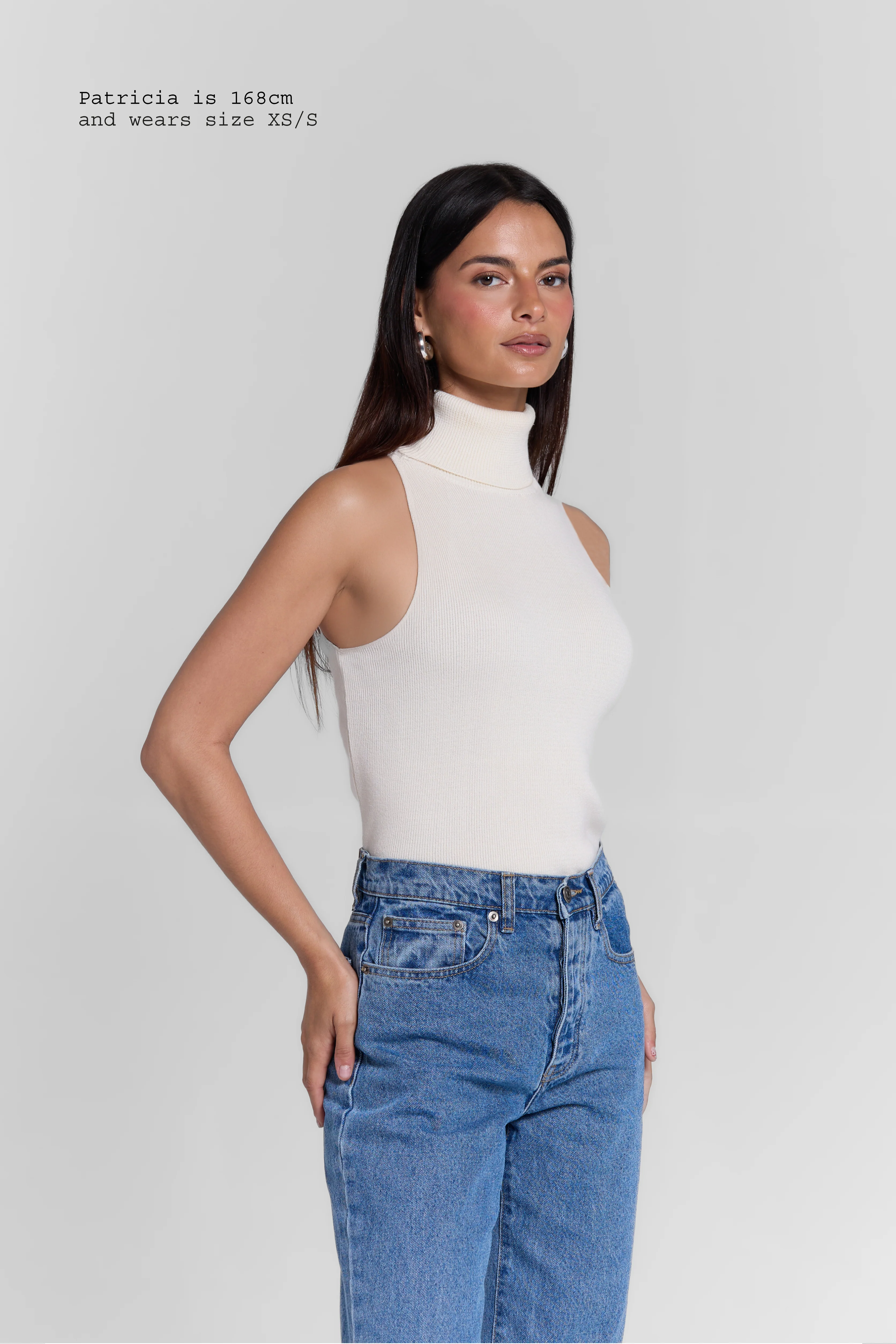 KNIT HIGH NECK TOP - Image 6