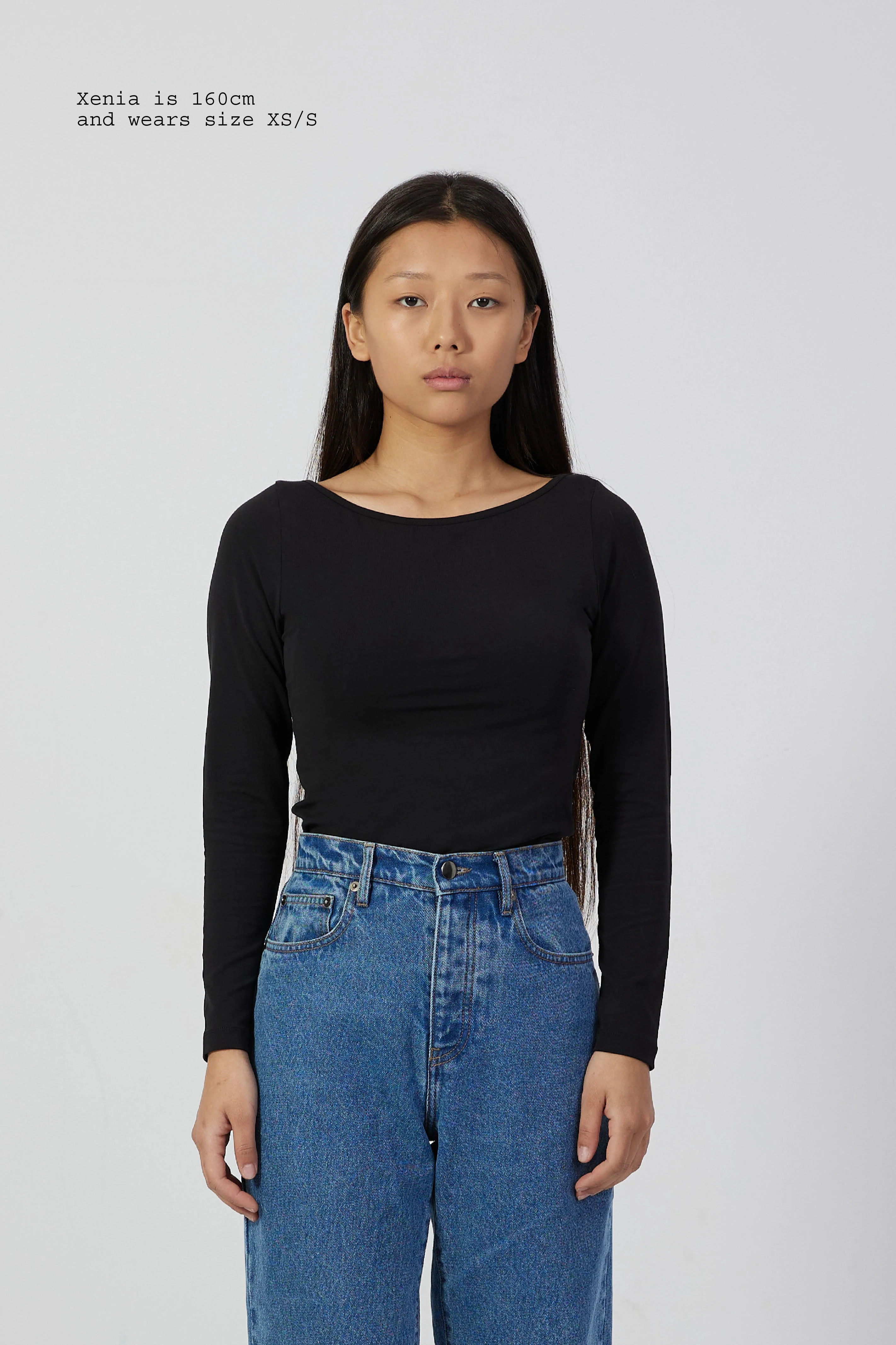 LONG SLEEVE FITTED TOP - Image 3