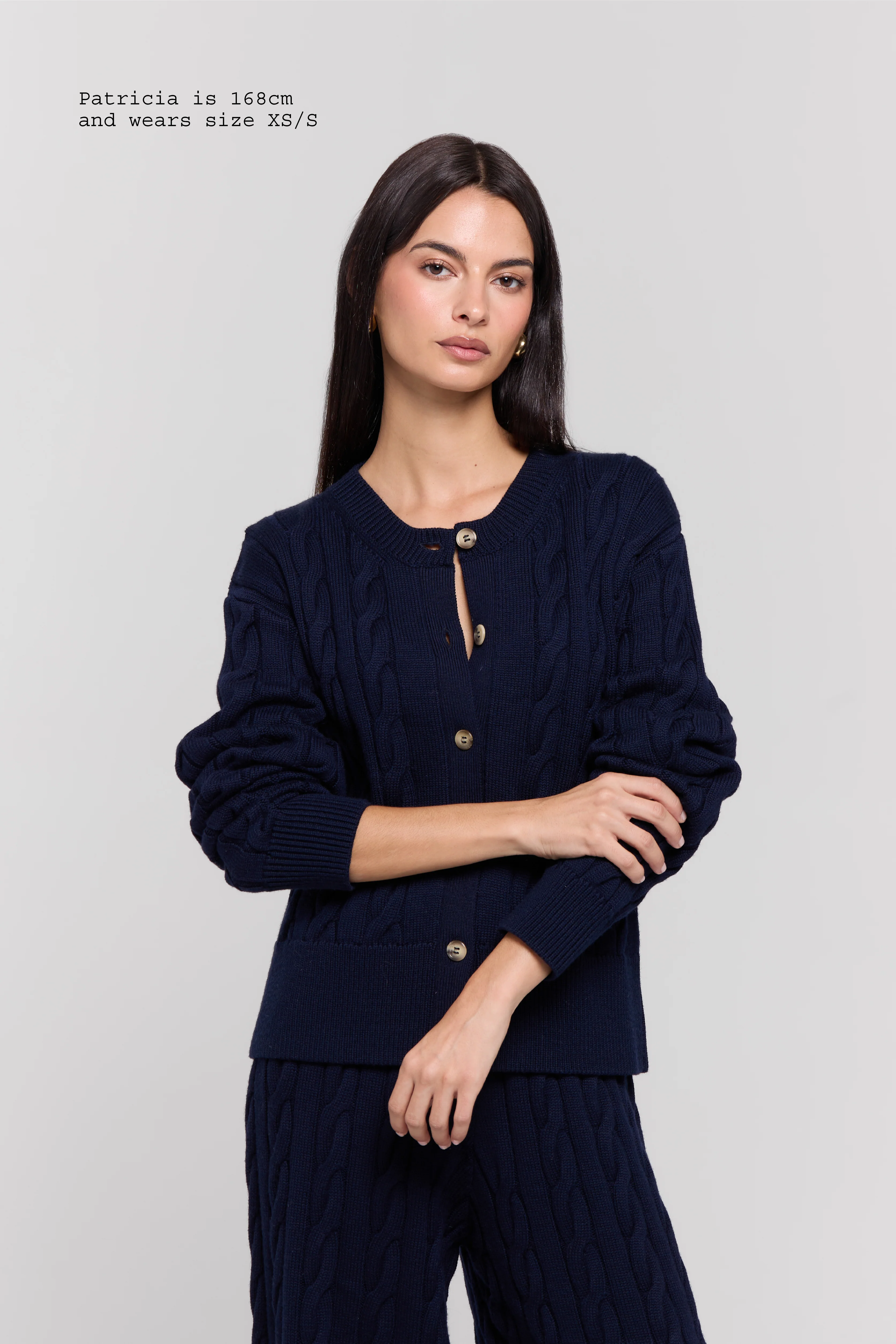 MERINO WOOL CABLE-KNIT CARDIGAN - Image 6