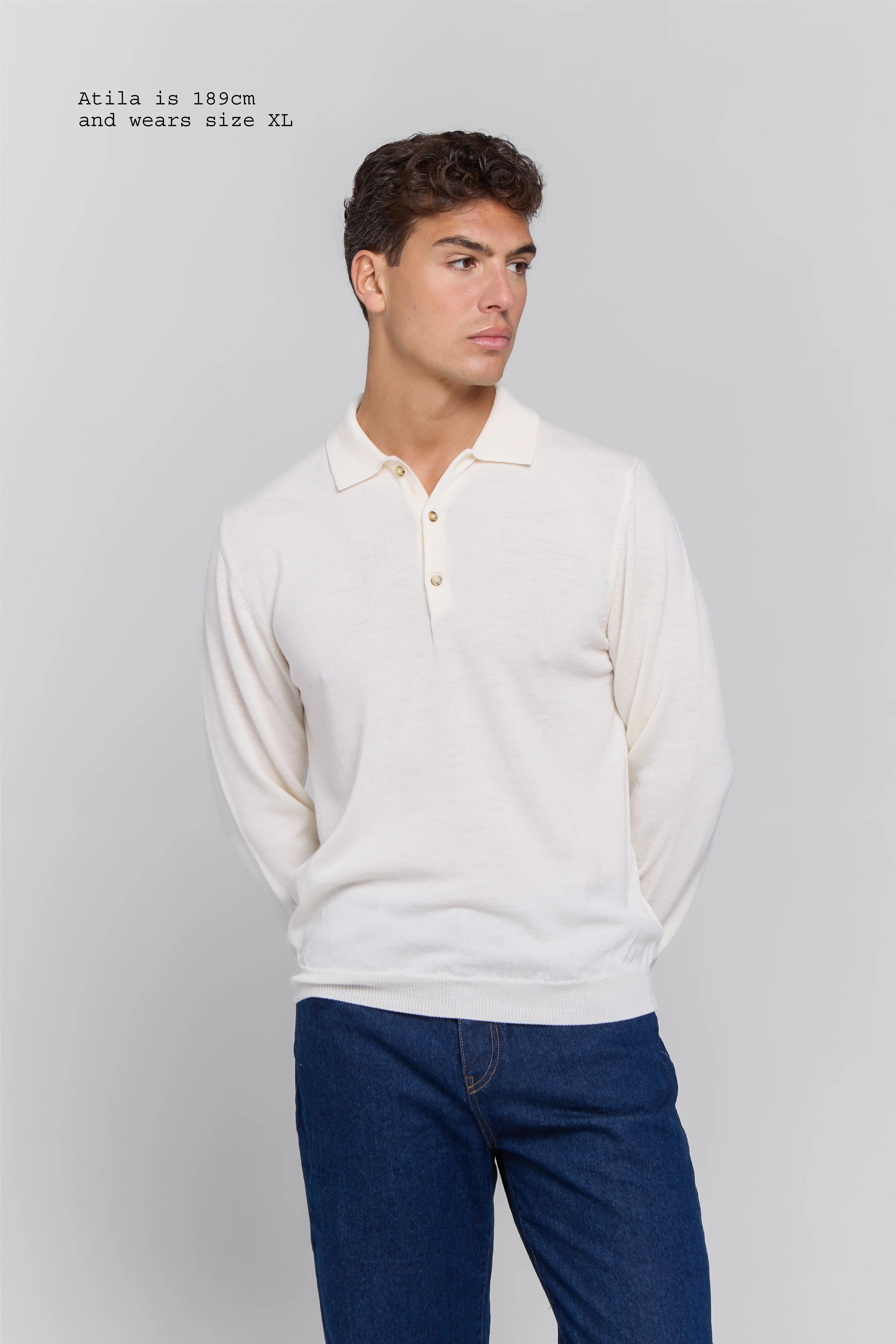 MERINO WOOL POLO MEN - Image 3