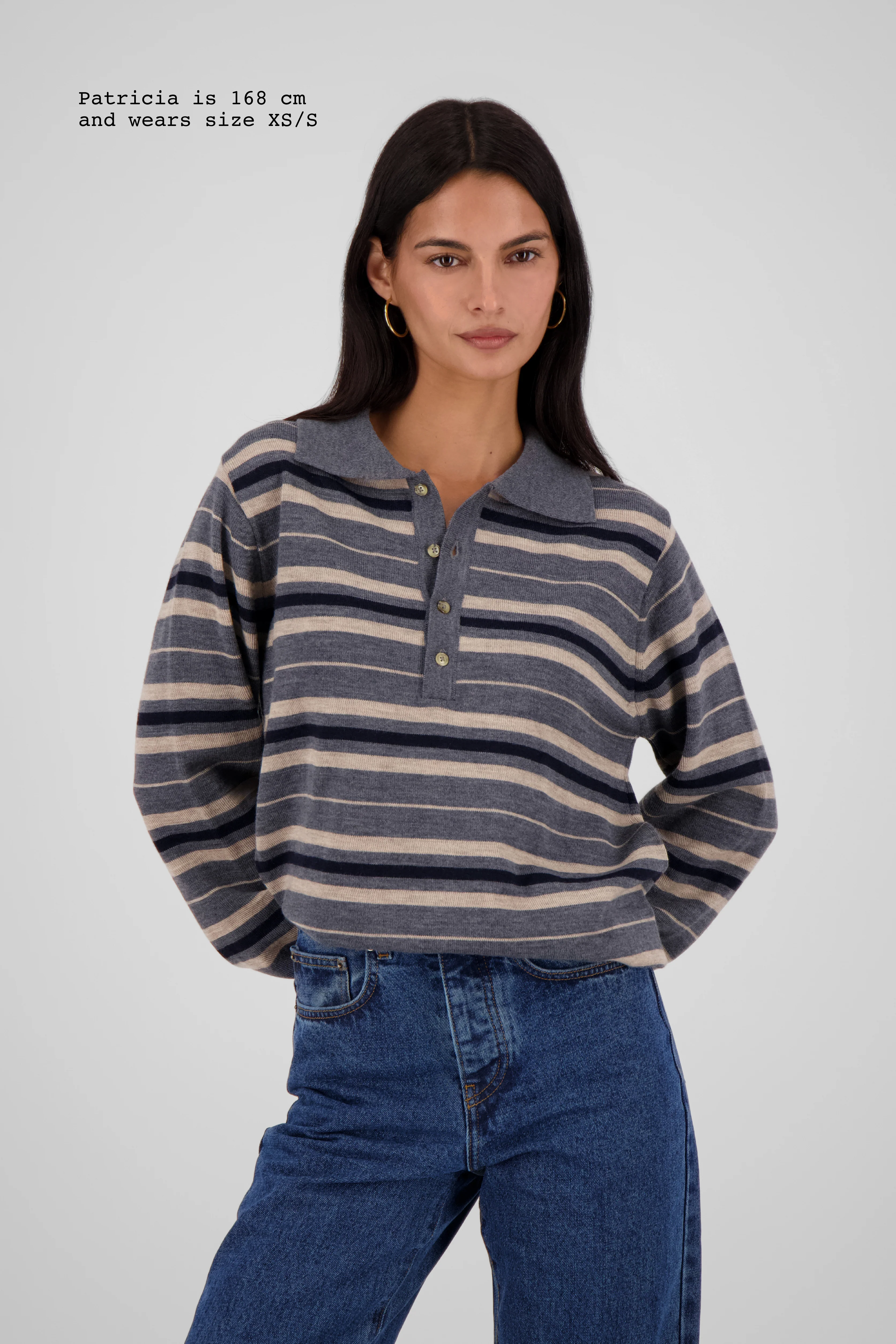 MERINO WOOL POLO STRIPED - Image 4