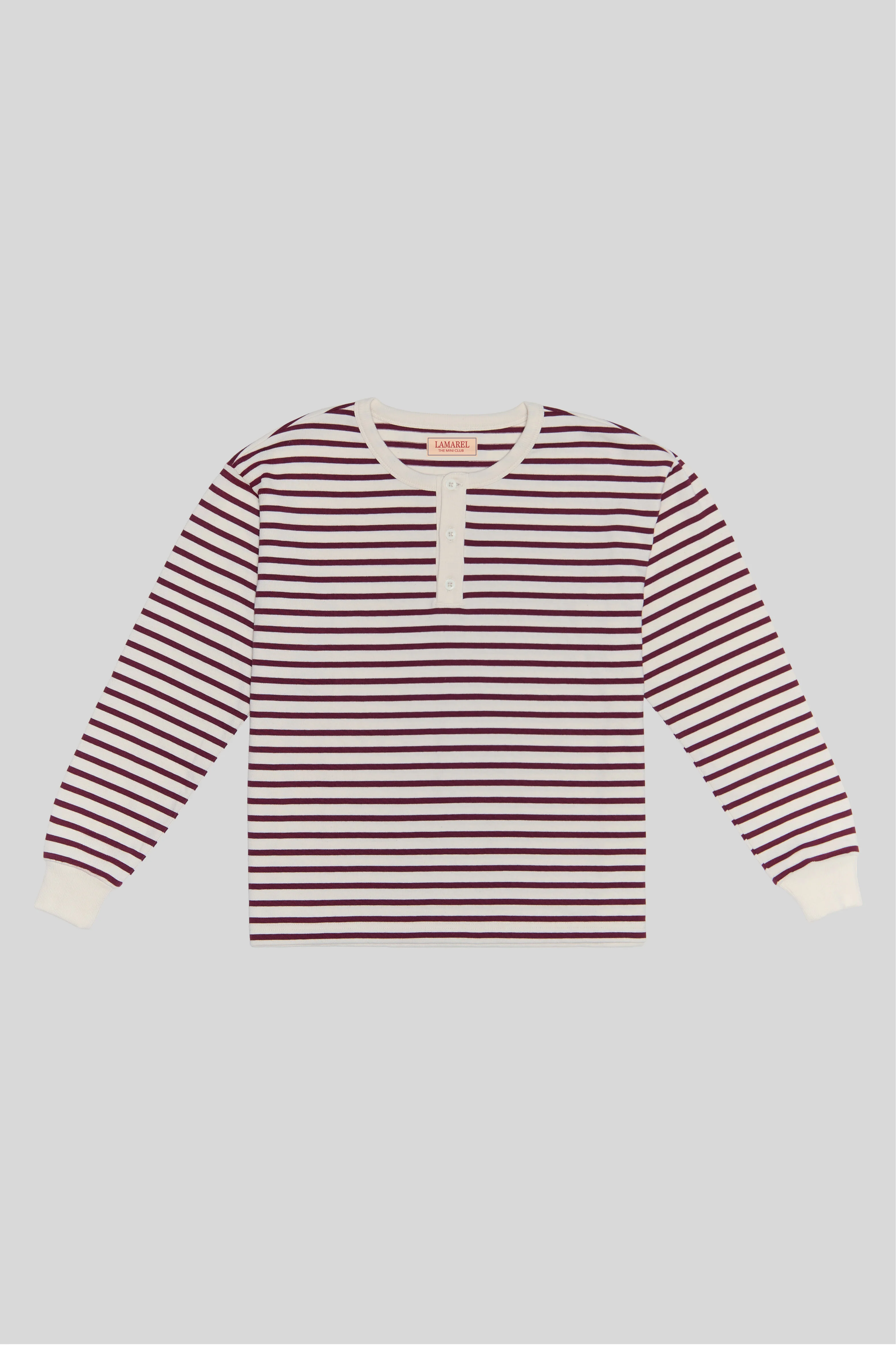 MINI HENLEY LONG SLEEVE TOP - Image 13