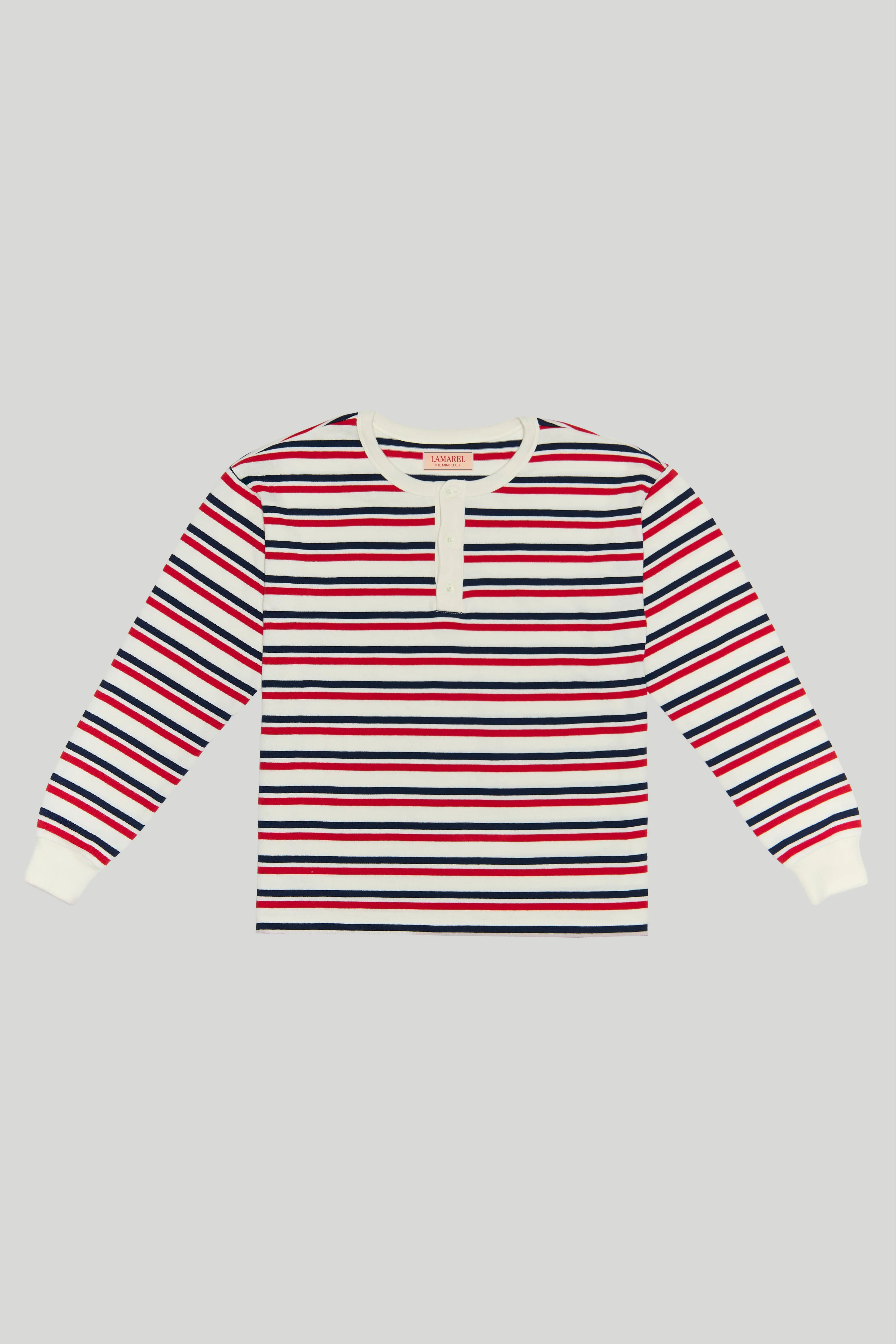 MINI HENLEY LONG SLEEVE TOP - Image 5