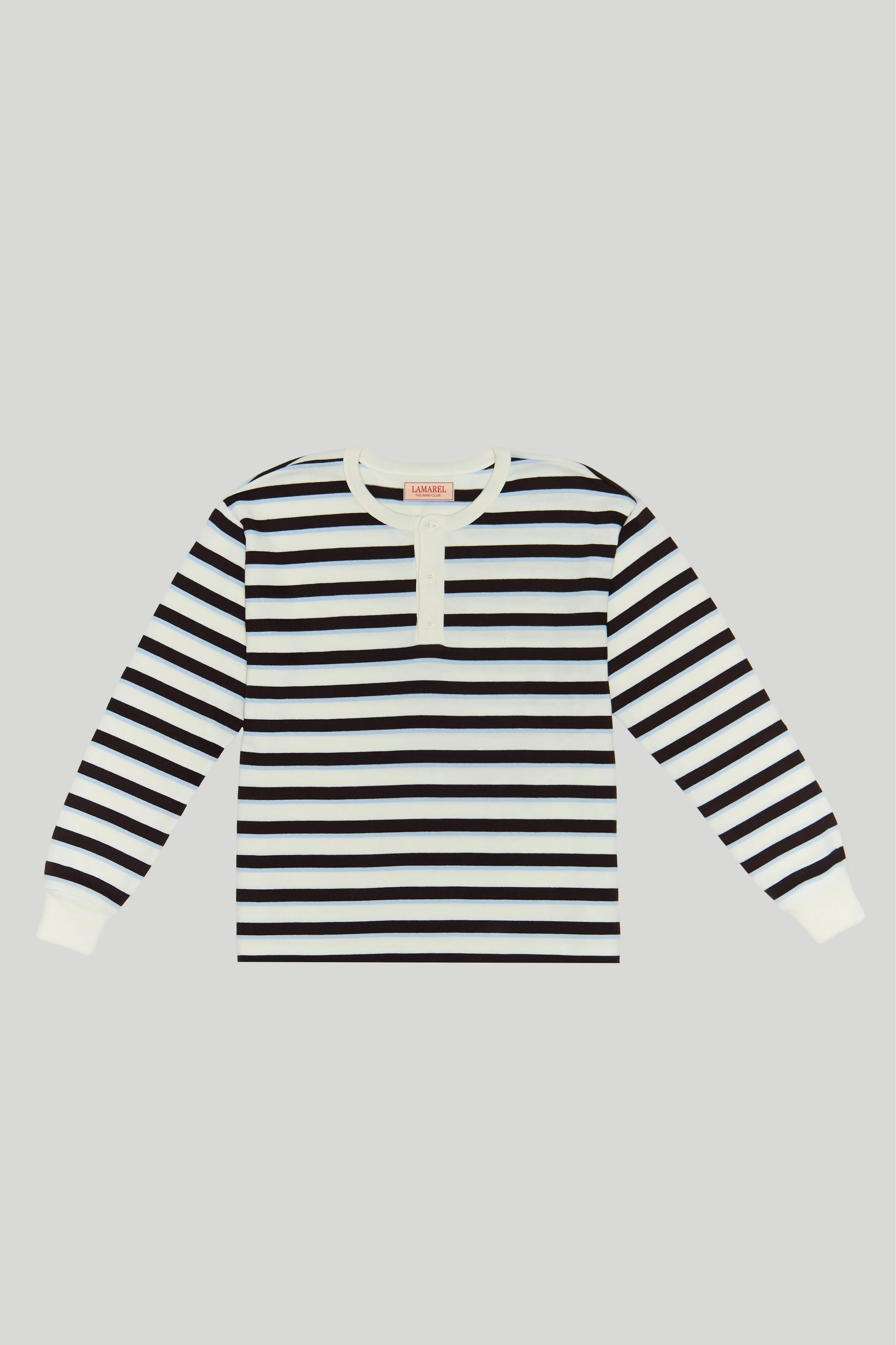MINI HENLEY LONG SLEEVE TOP - Image 9