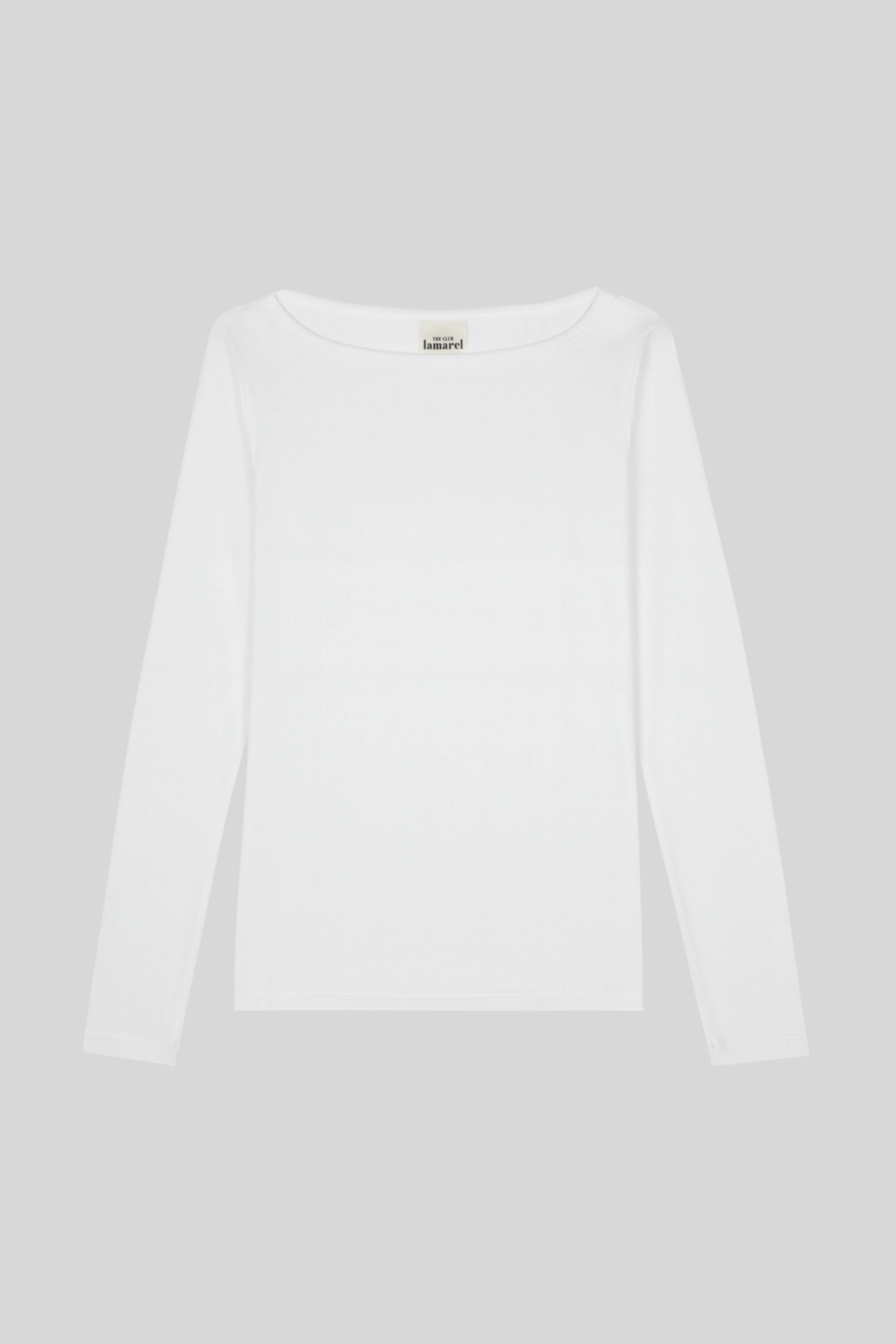 RIBBED BOATNECK LONG SLEEVE TOP - Image 5