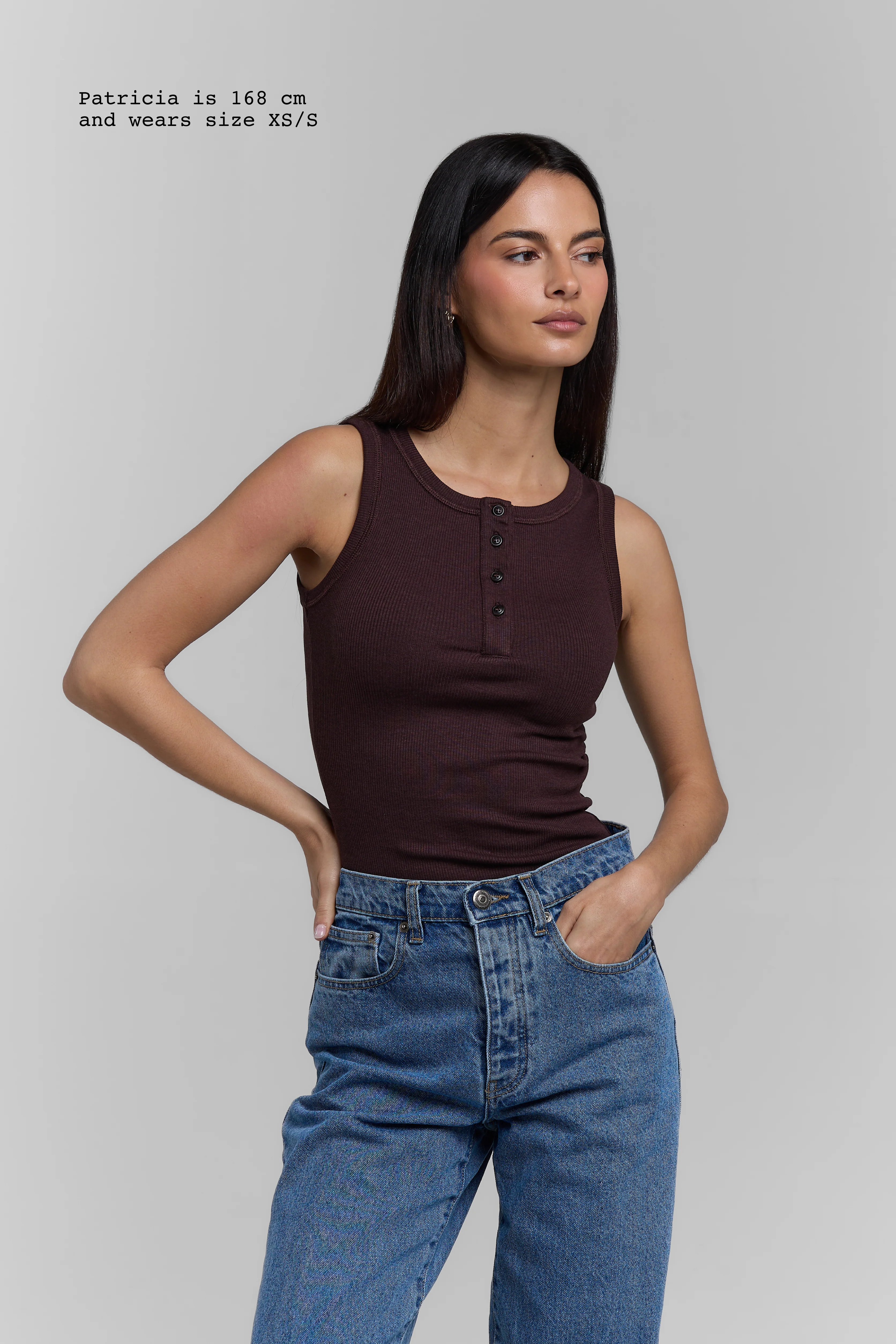 RIBBED BUTTONED TANK TOP - Image 10