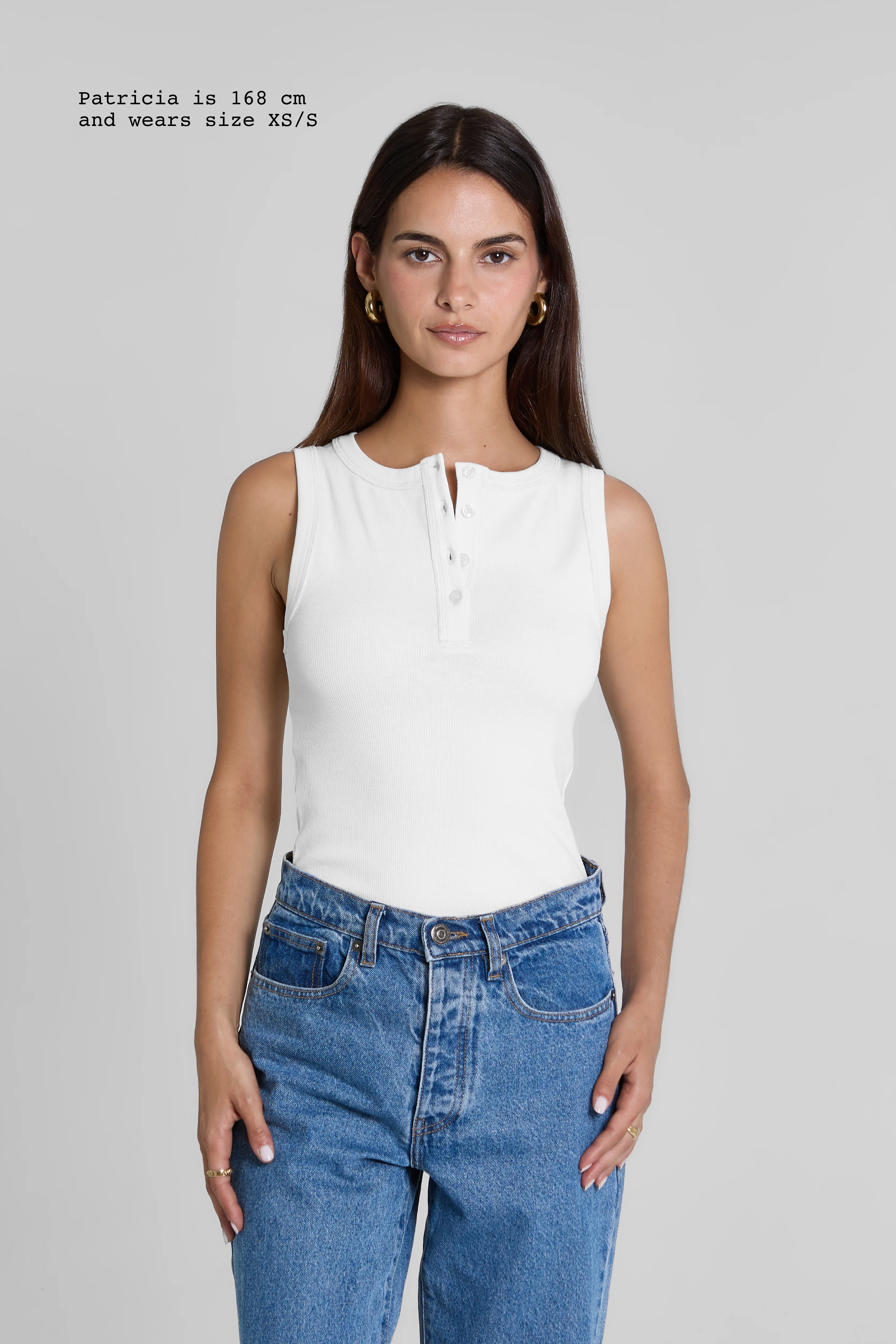 RIBBED BUTTONED TANK TOP - Image 7