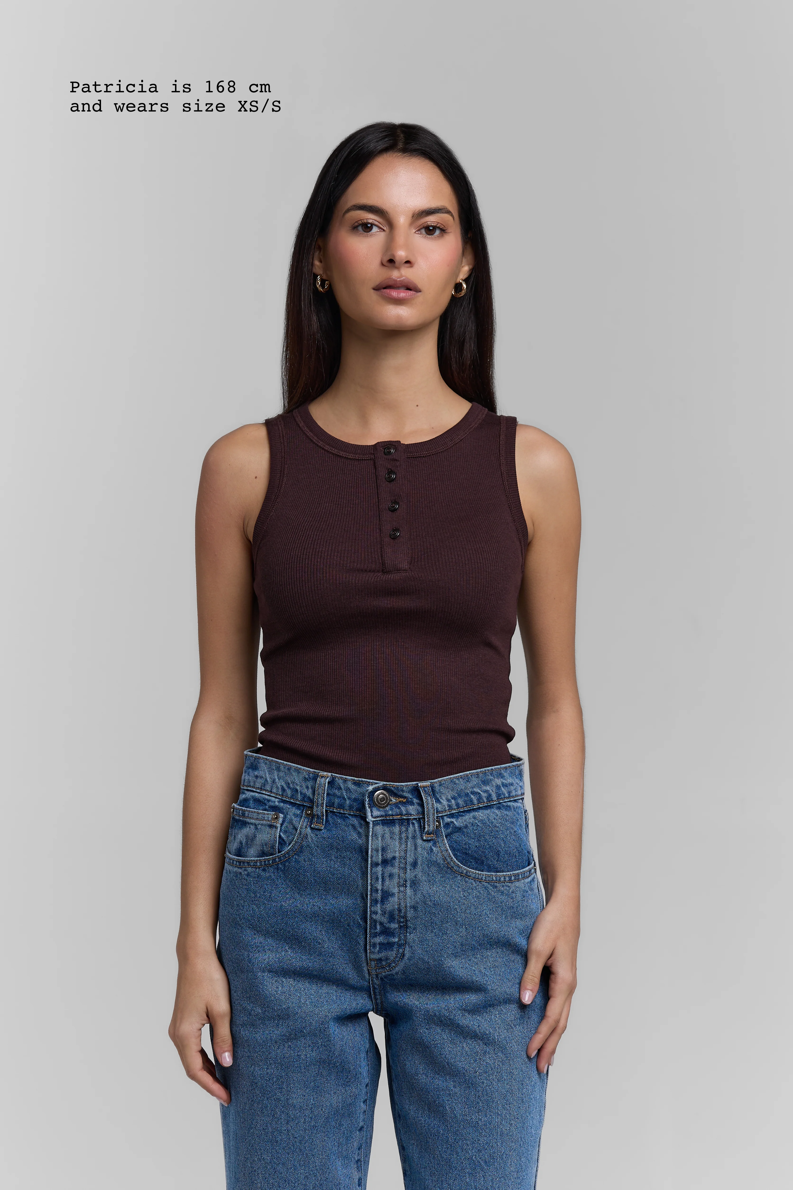 RIBBED BUTTONED TANK TOP - Image 9