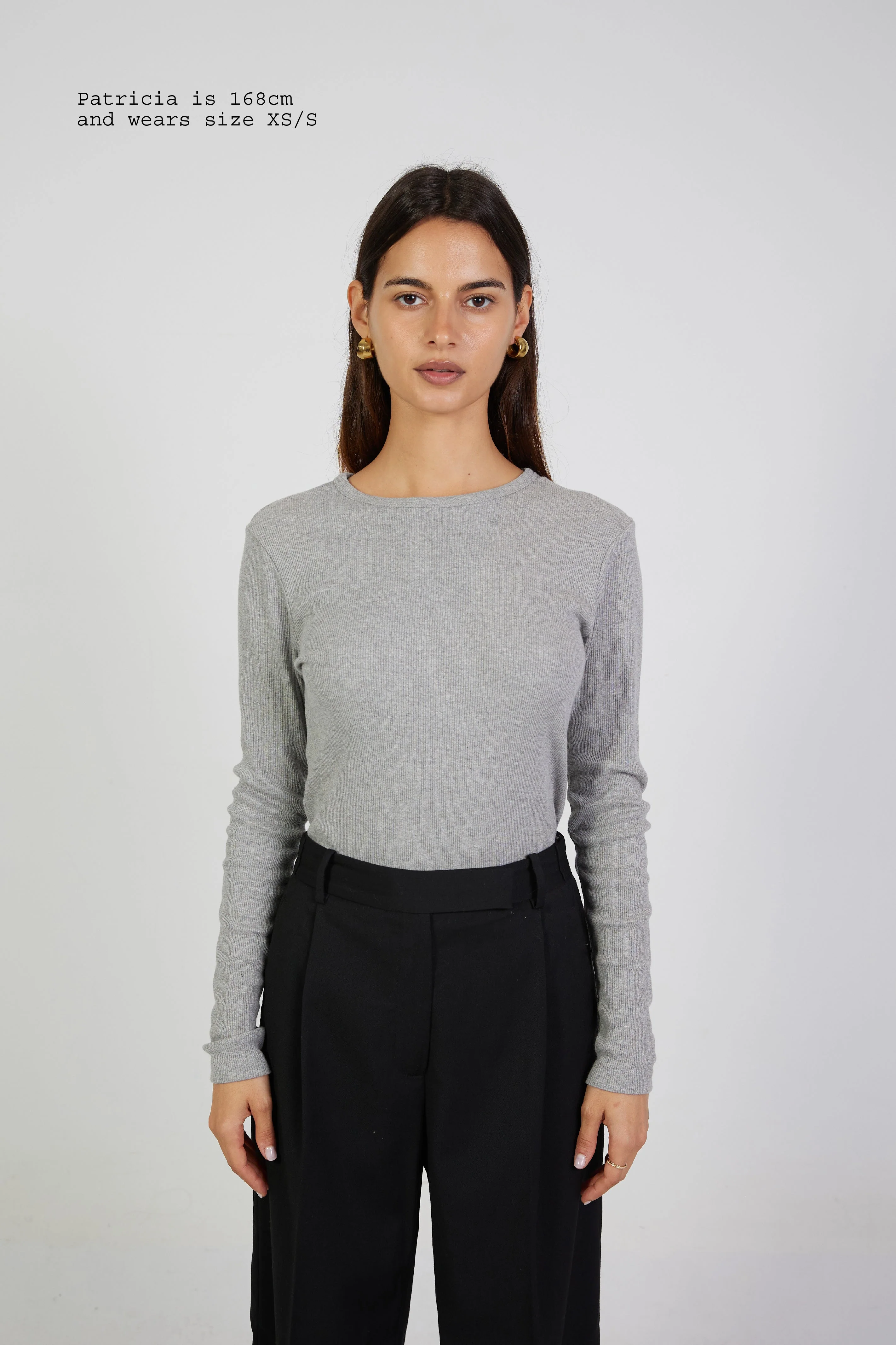 RIBBED LONG SLEEVE TOP - Image 10