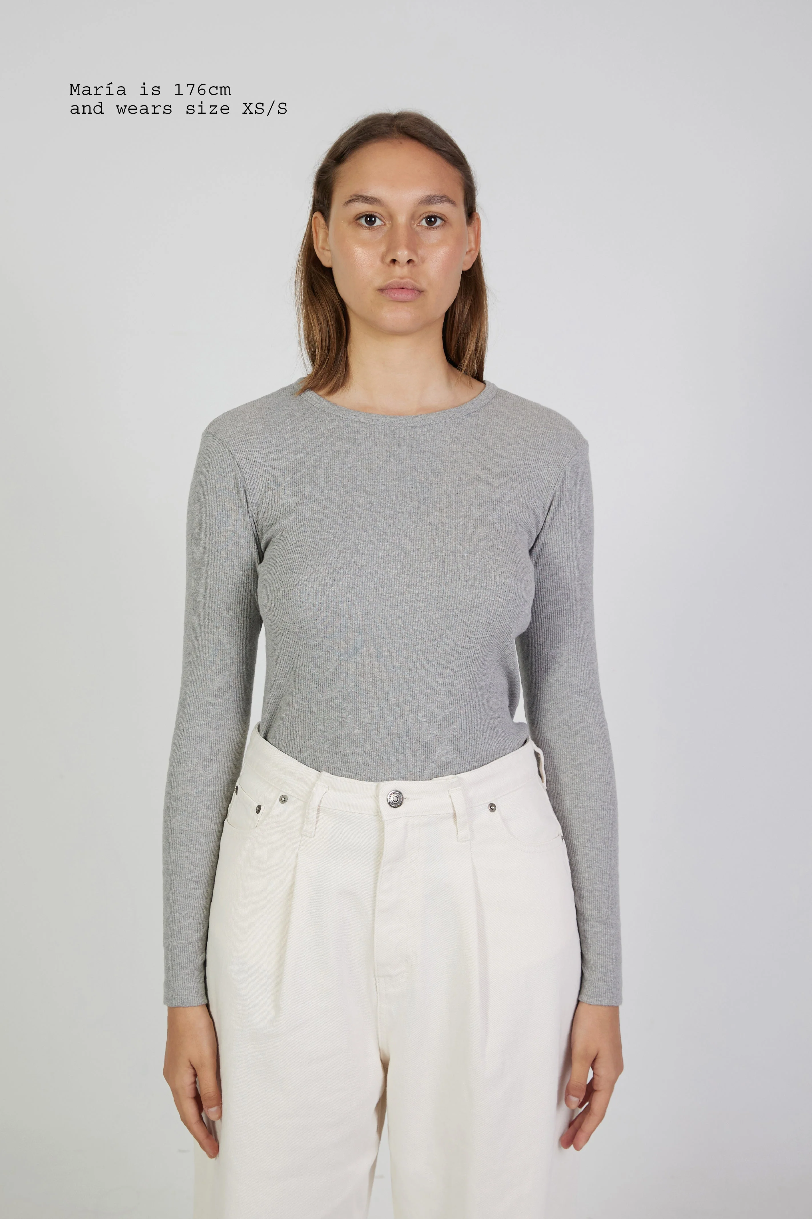 RIBBED LONG SLEEVE TOP - Image 14