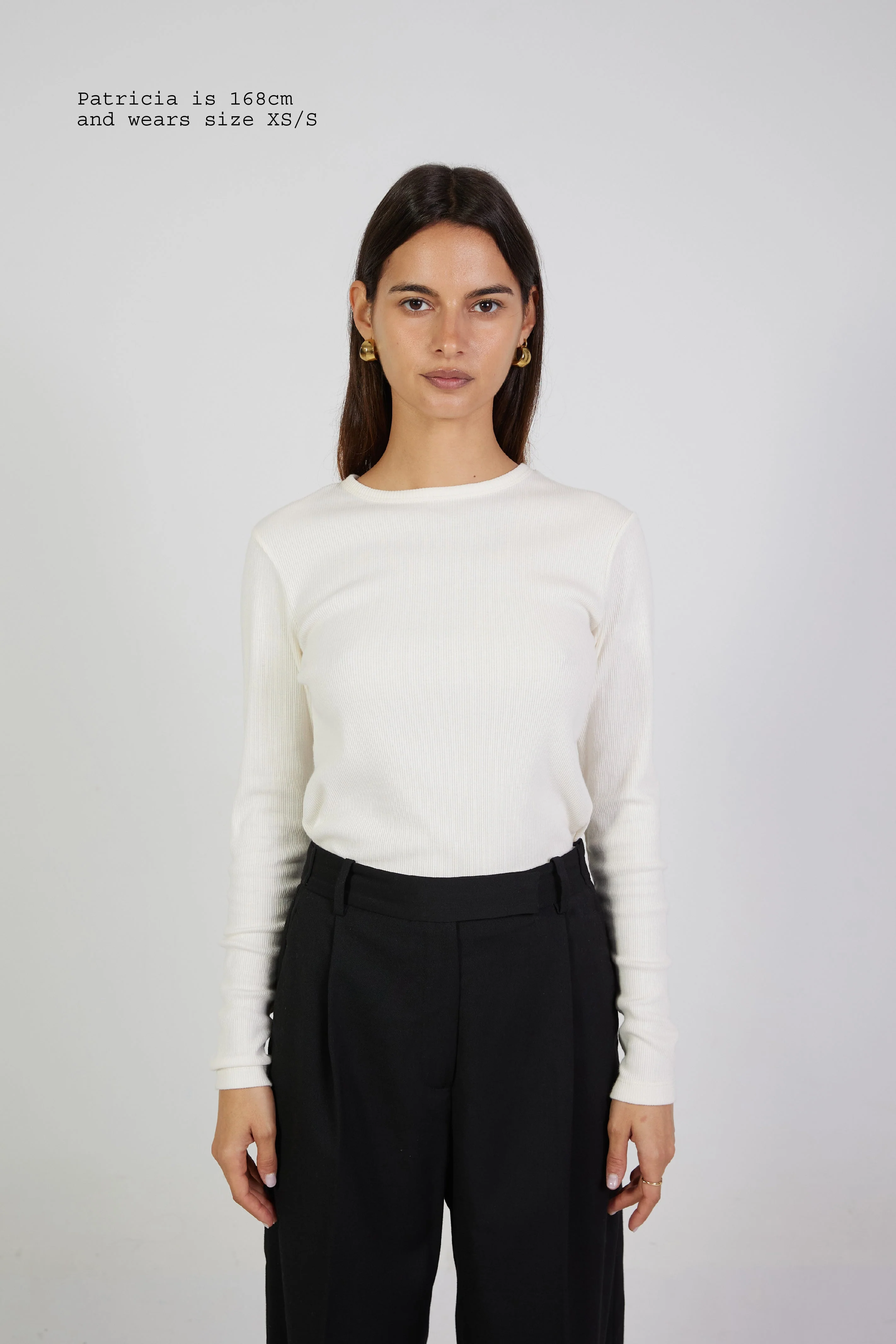 RIBBED LONG SLEEVE TOP - Image 17