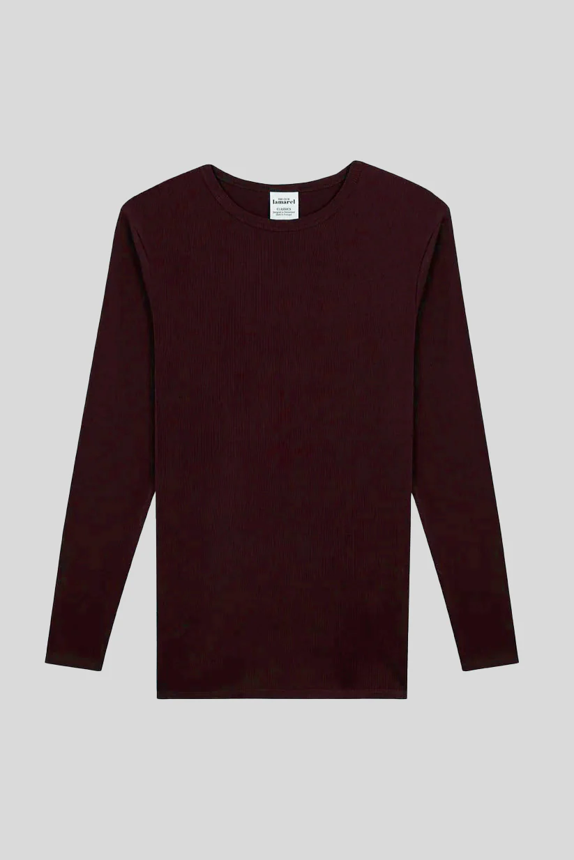 RIBBED LONG SLEEVE TOP - Image 19