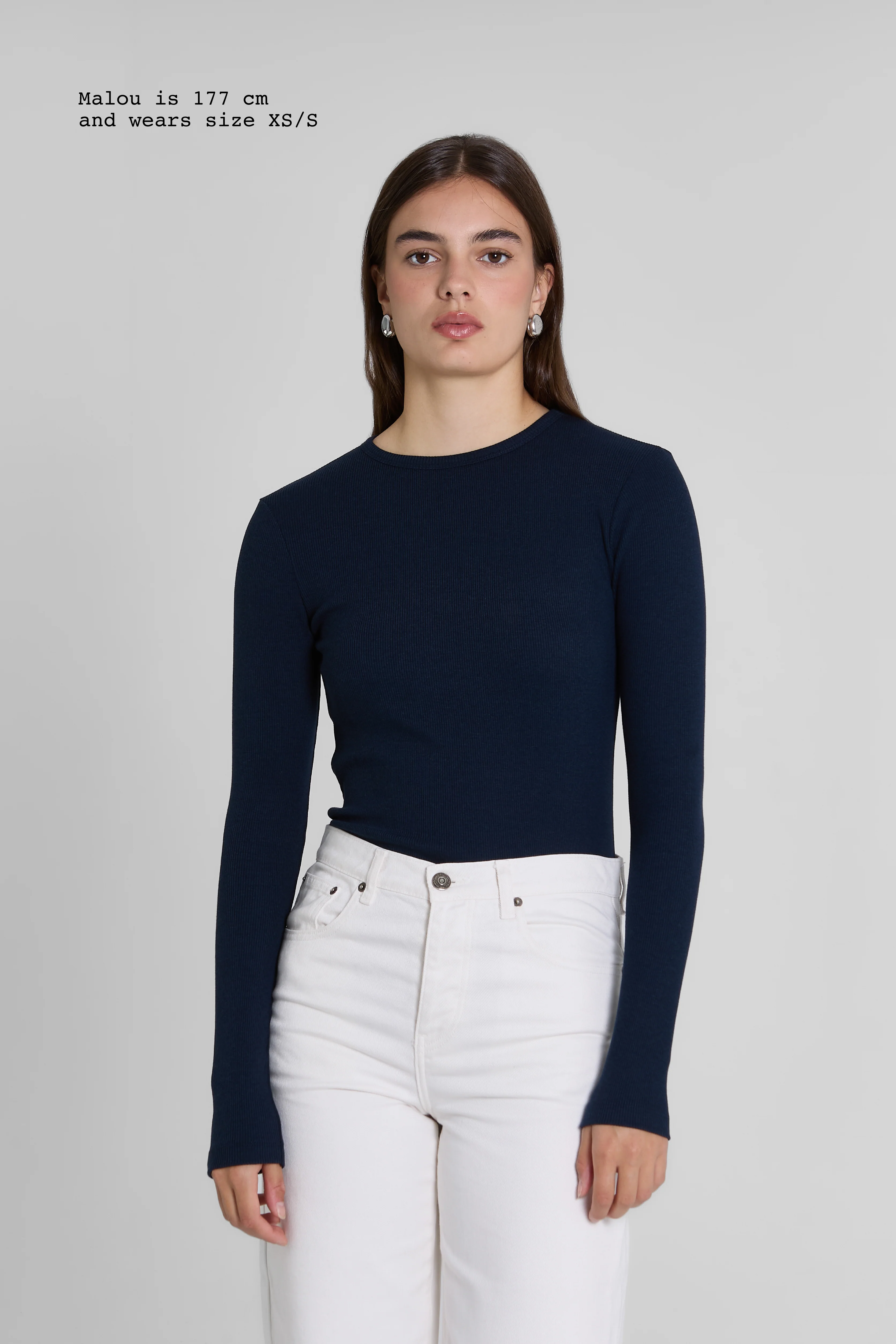 RIBBED LONG SLEEVE TOP - Image 5