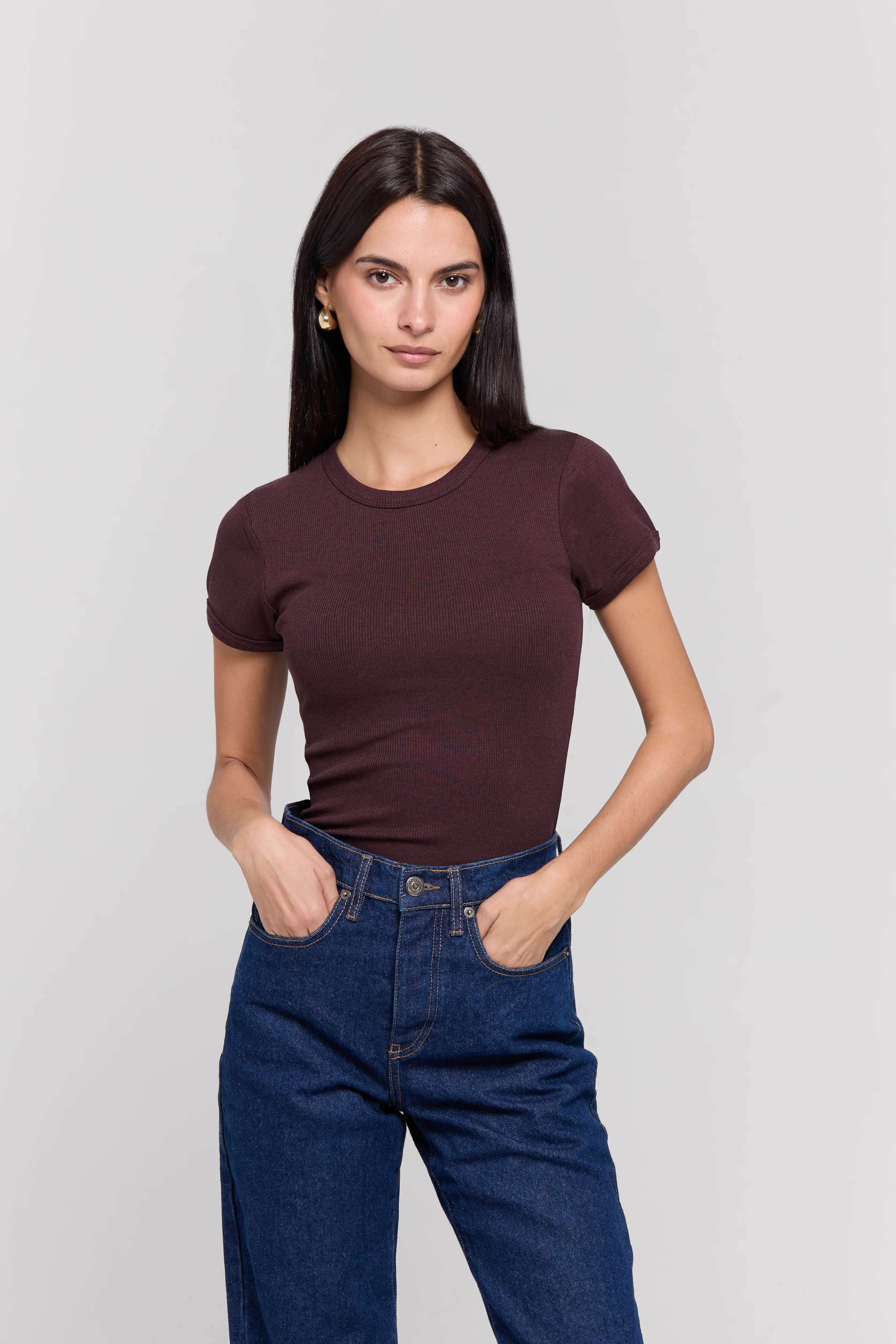 RIBBED T-SHIRT - Image 6