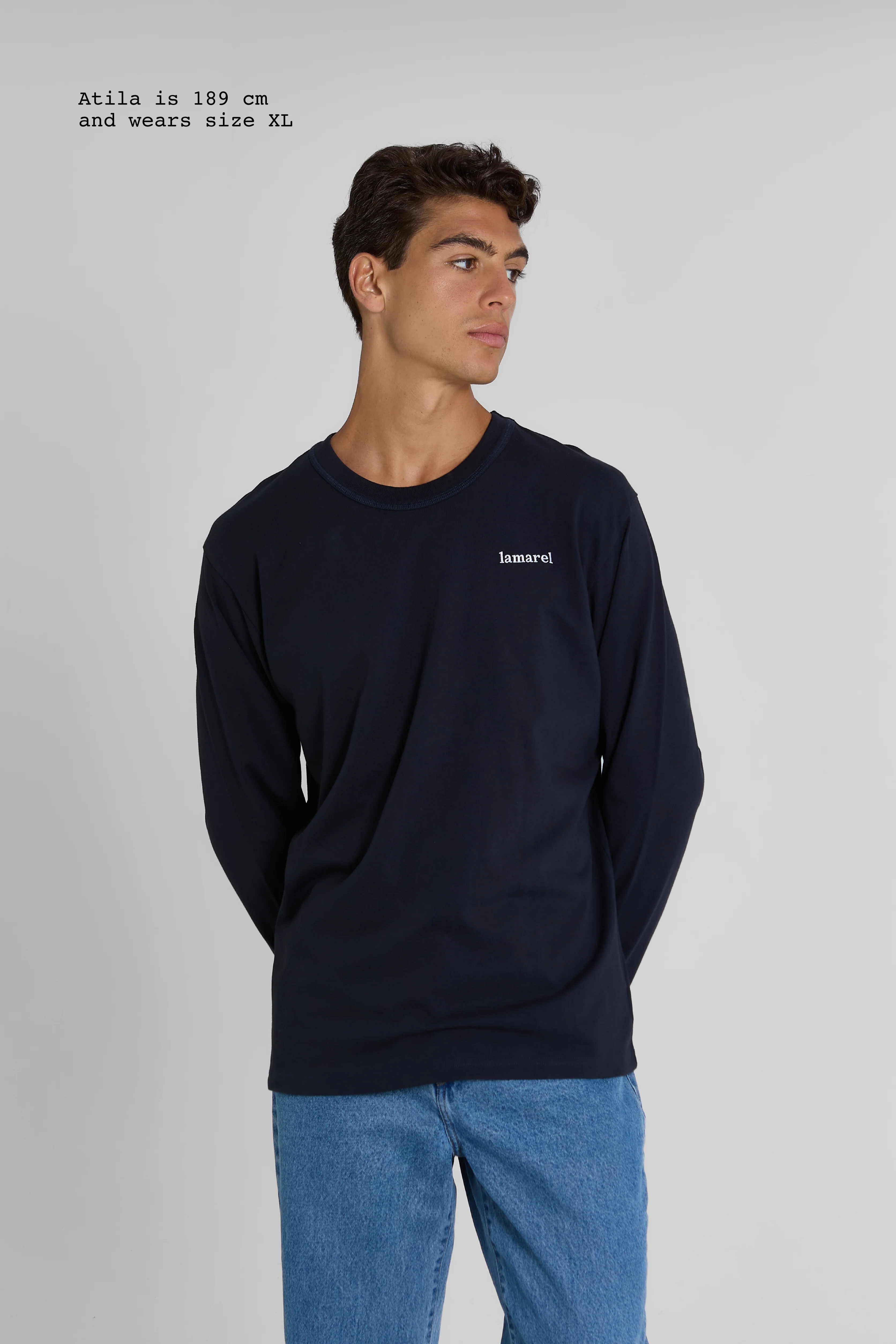 T-SHIRT OVERSIZED LONG SLEEVE LOGO - Image 10
