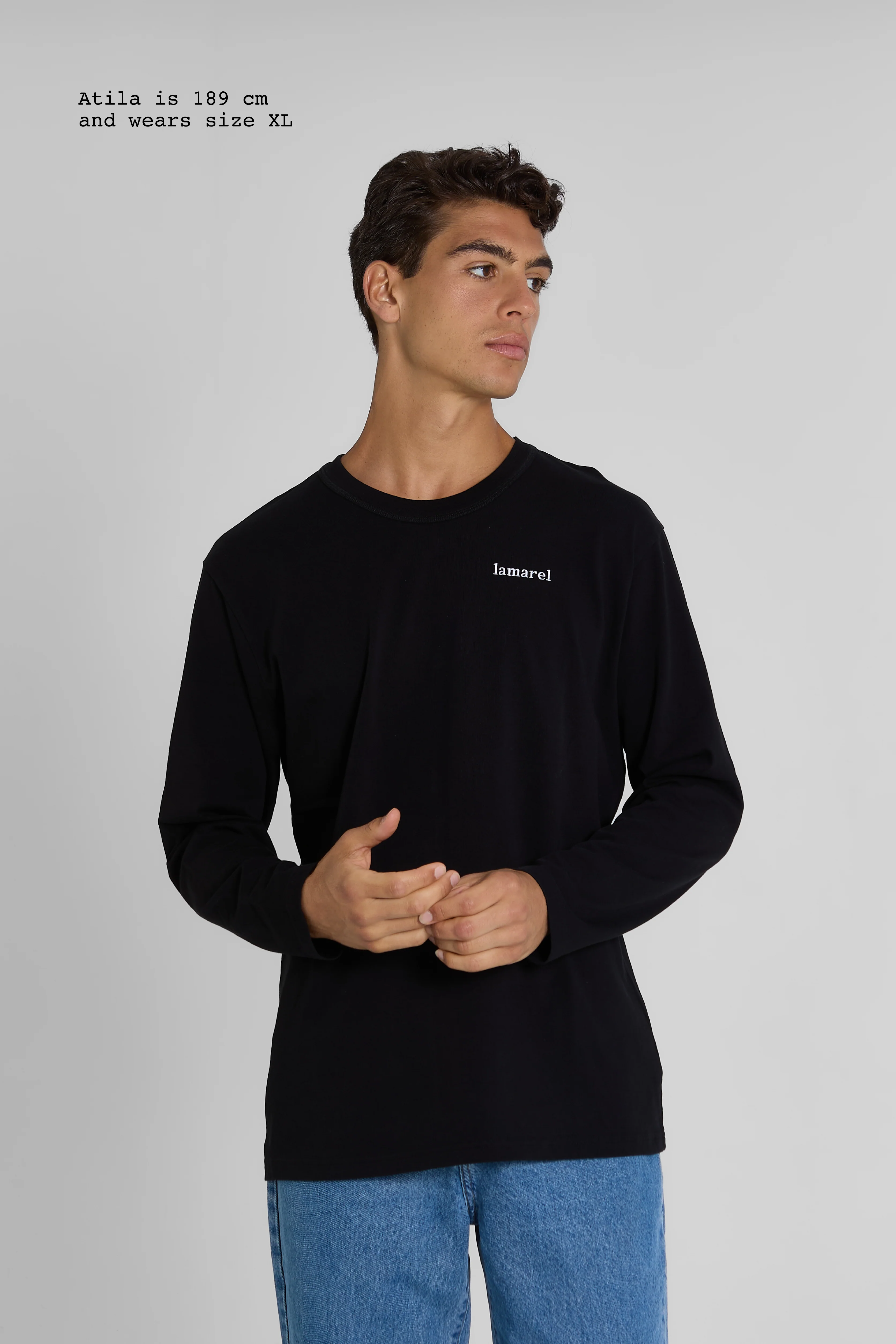 T-SHIRT OVERSIZED LONG SLEEVE LOGO - Image 15
