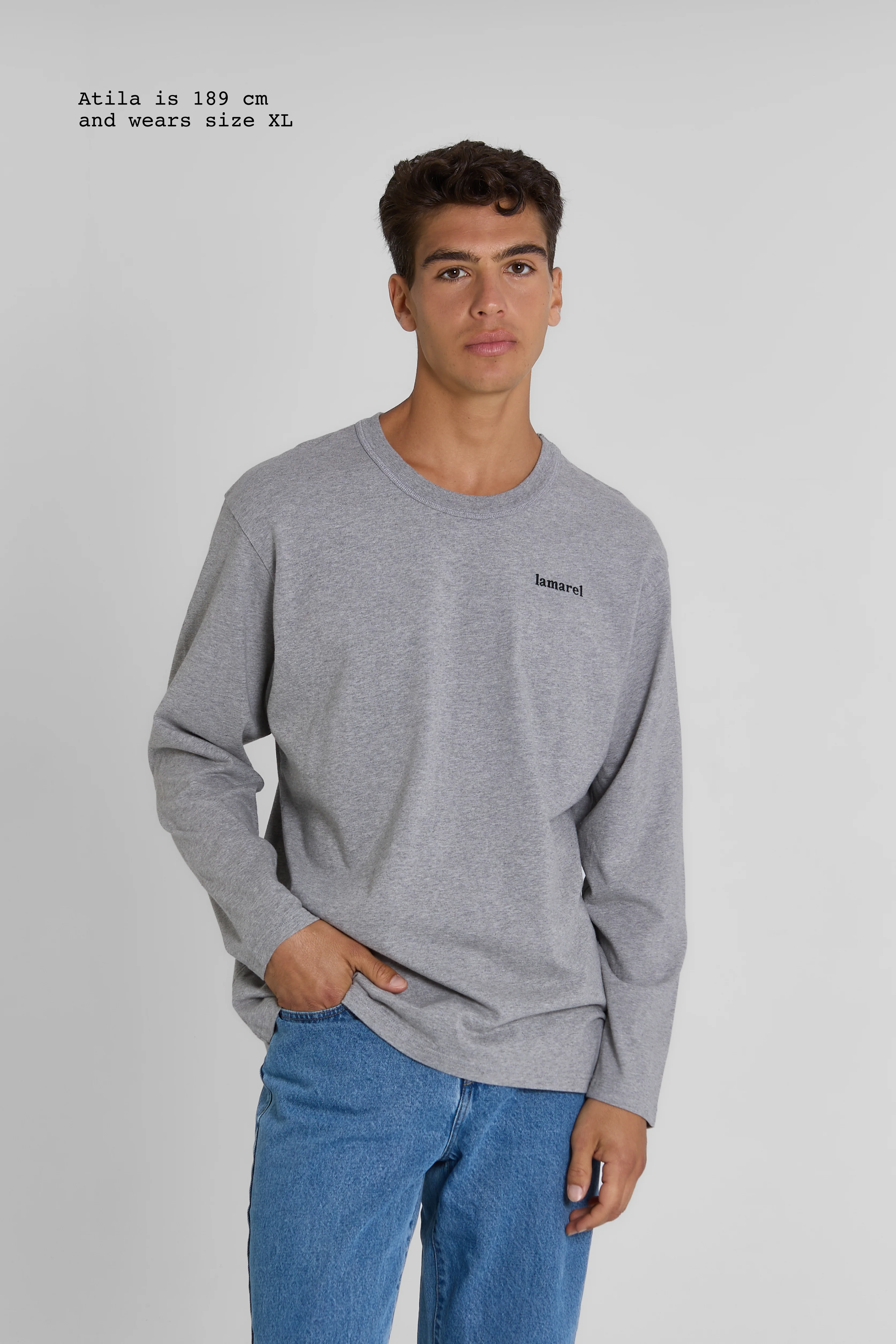 T-SHIRT OVERSIZED LONG SLEEVE LOGO - Image 6