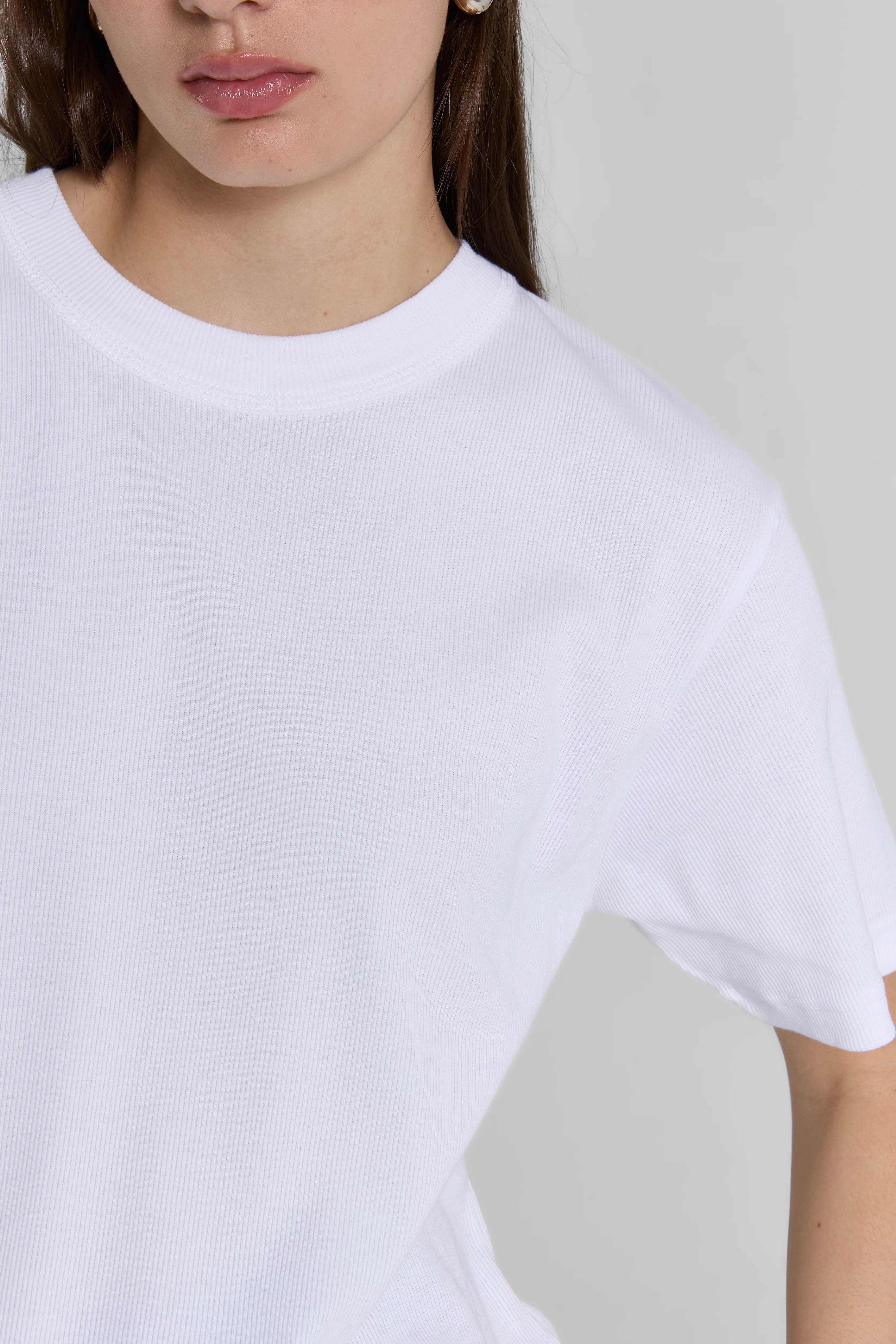 T-SHIRT RIBBED OVERSIZED - Image 3