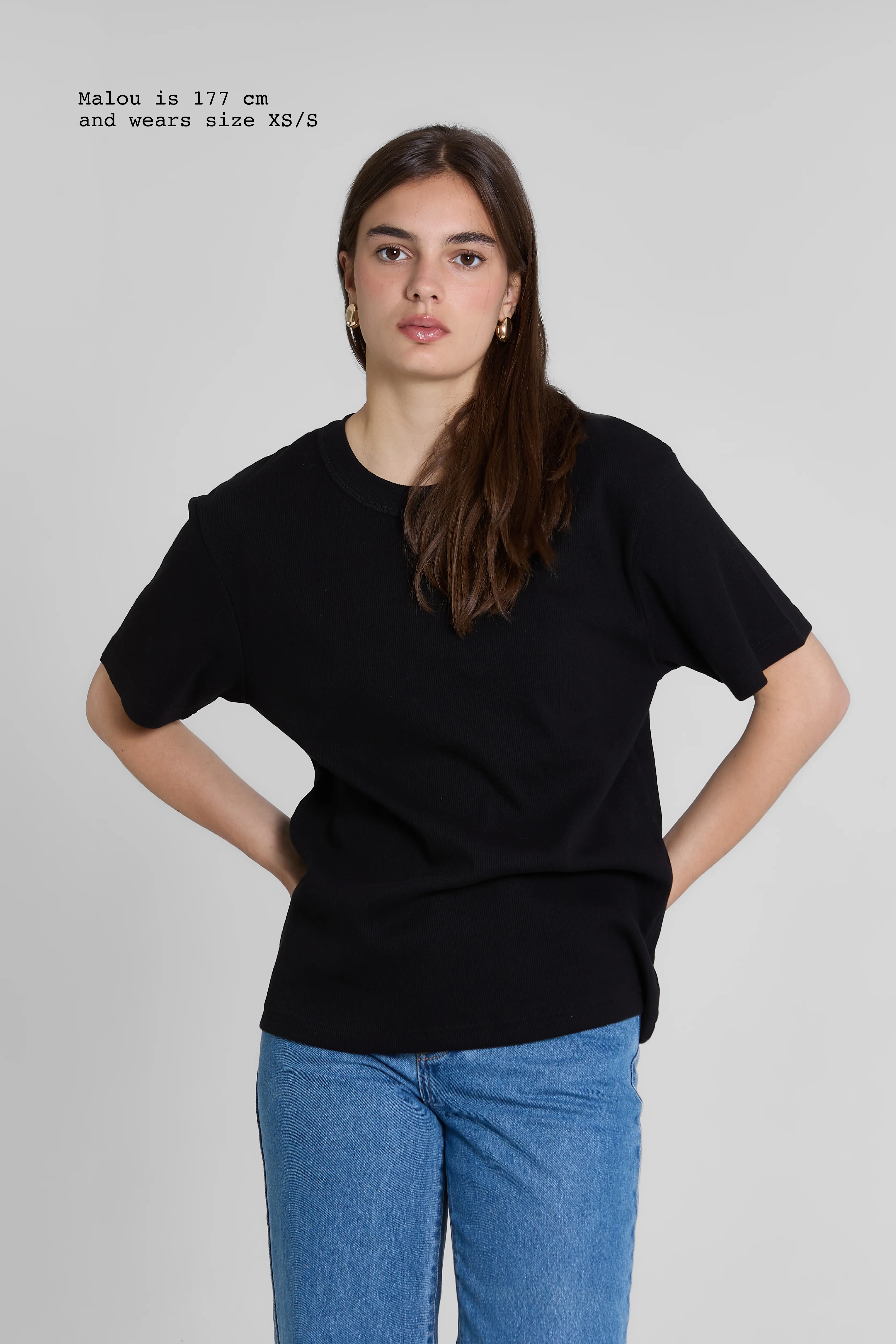 T-SHIRT RIBBED OVERSIZED - Image 8