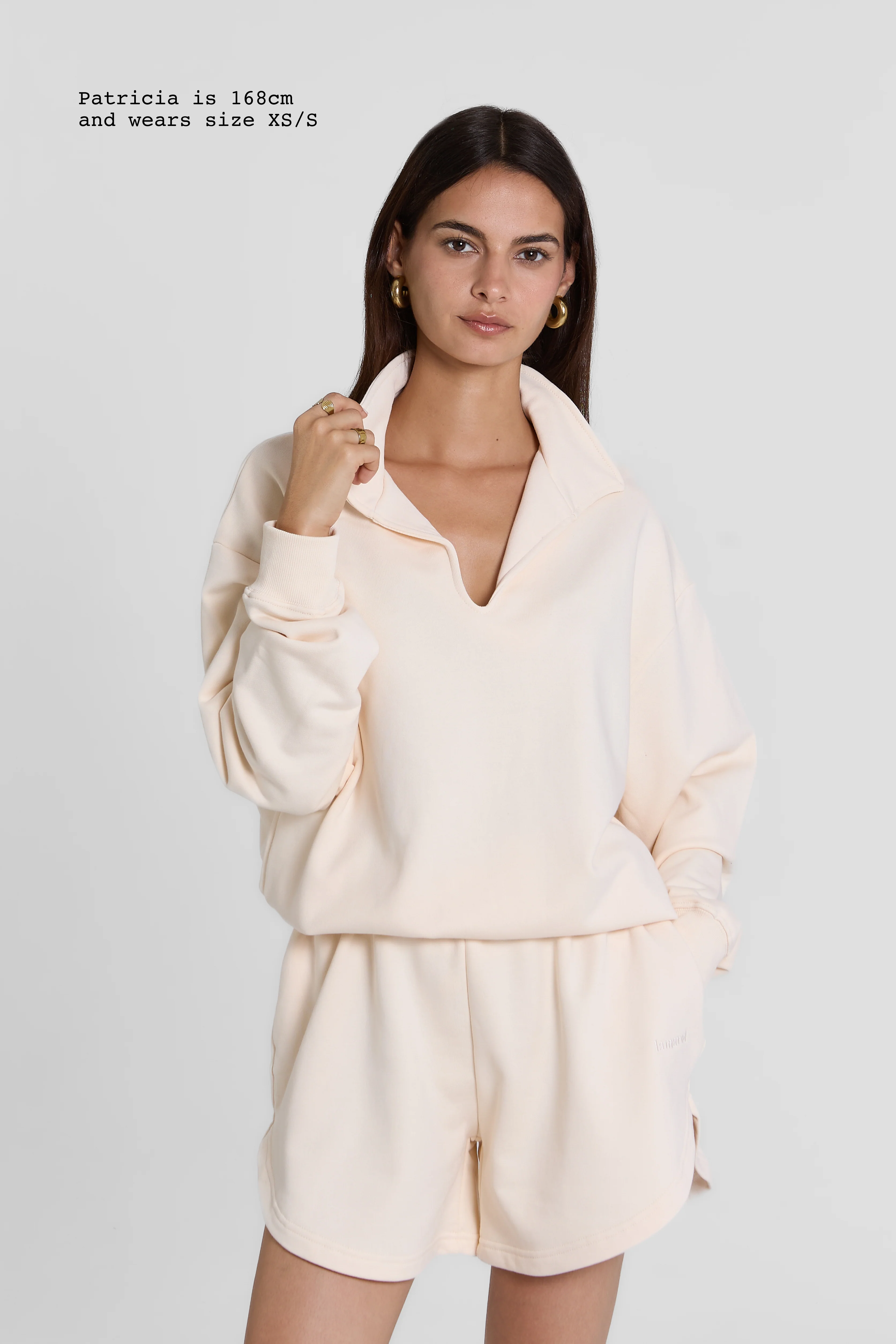 V-NECK SWEATER NO FLEECE - Image 3