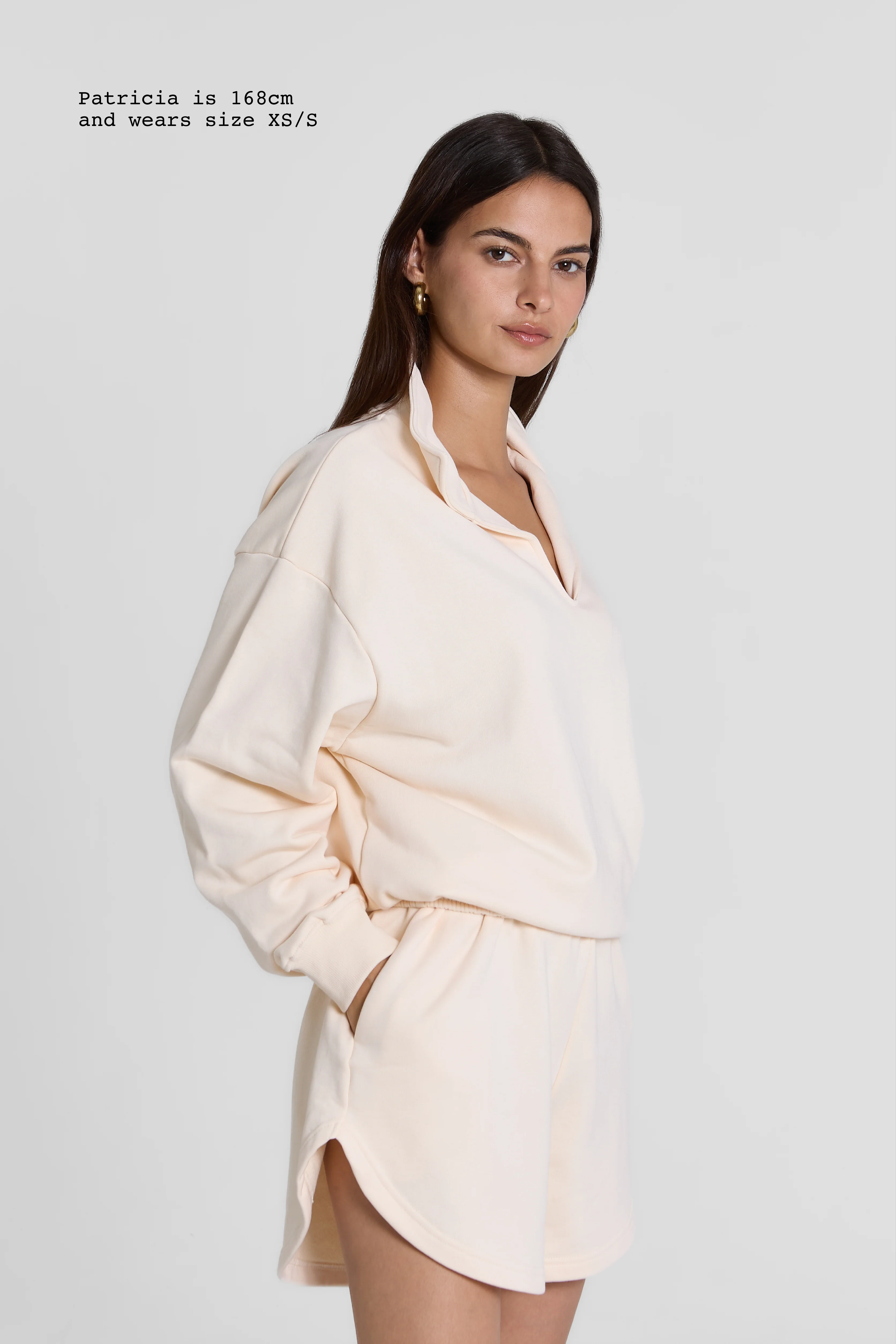 V-NECK SWEATER NO FLEECE - Image 5