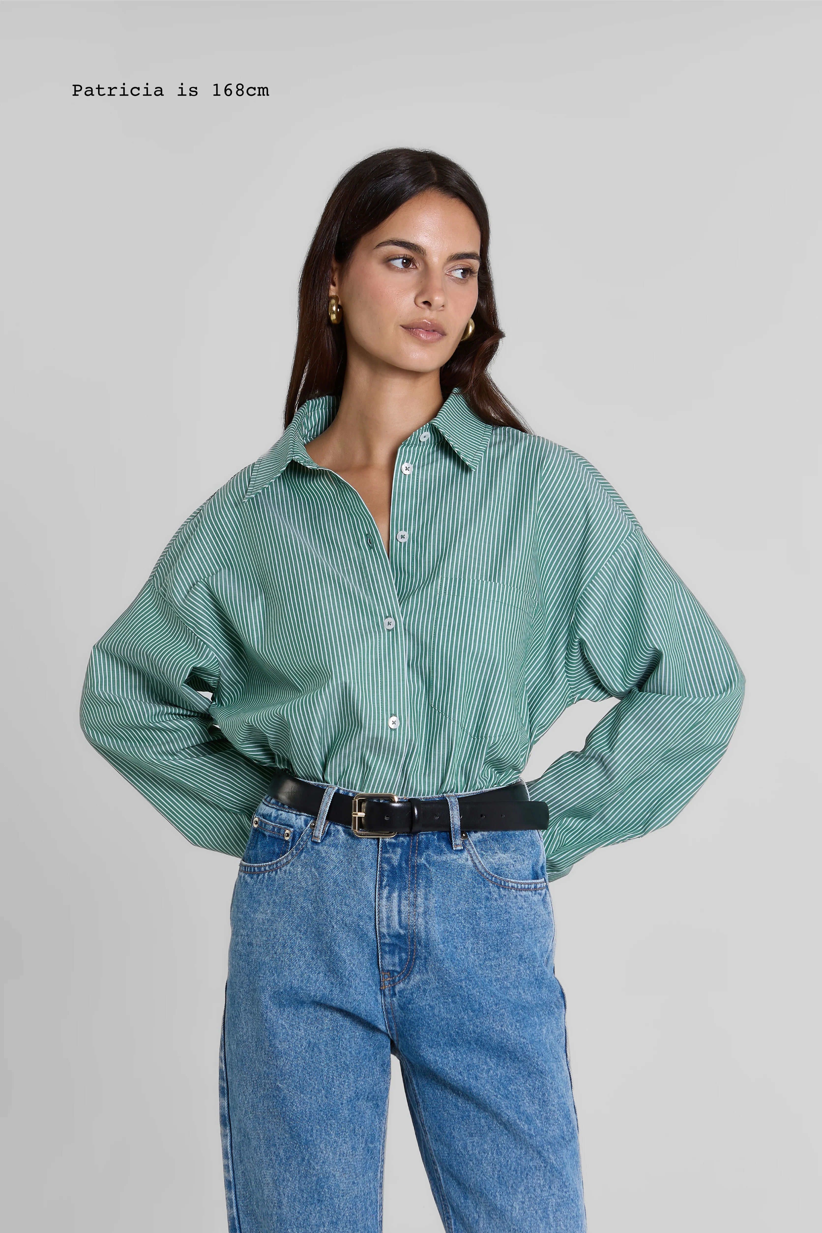 WIDE STRIPED SHIRT - Image 6