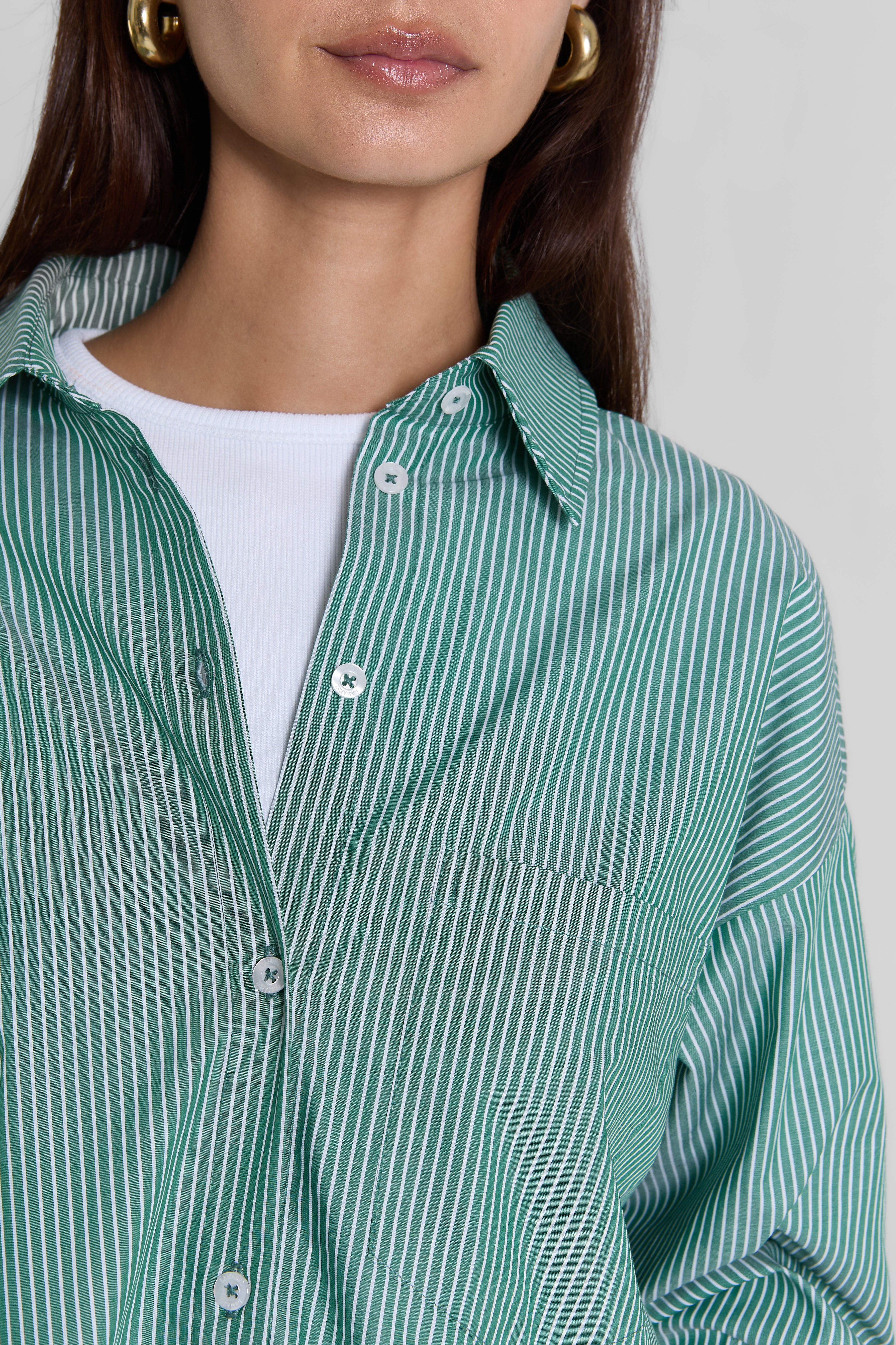 WIDE STRIPED SHIRT - Image 8