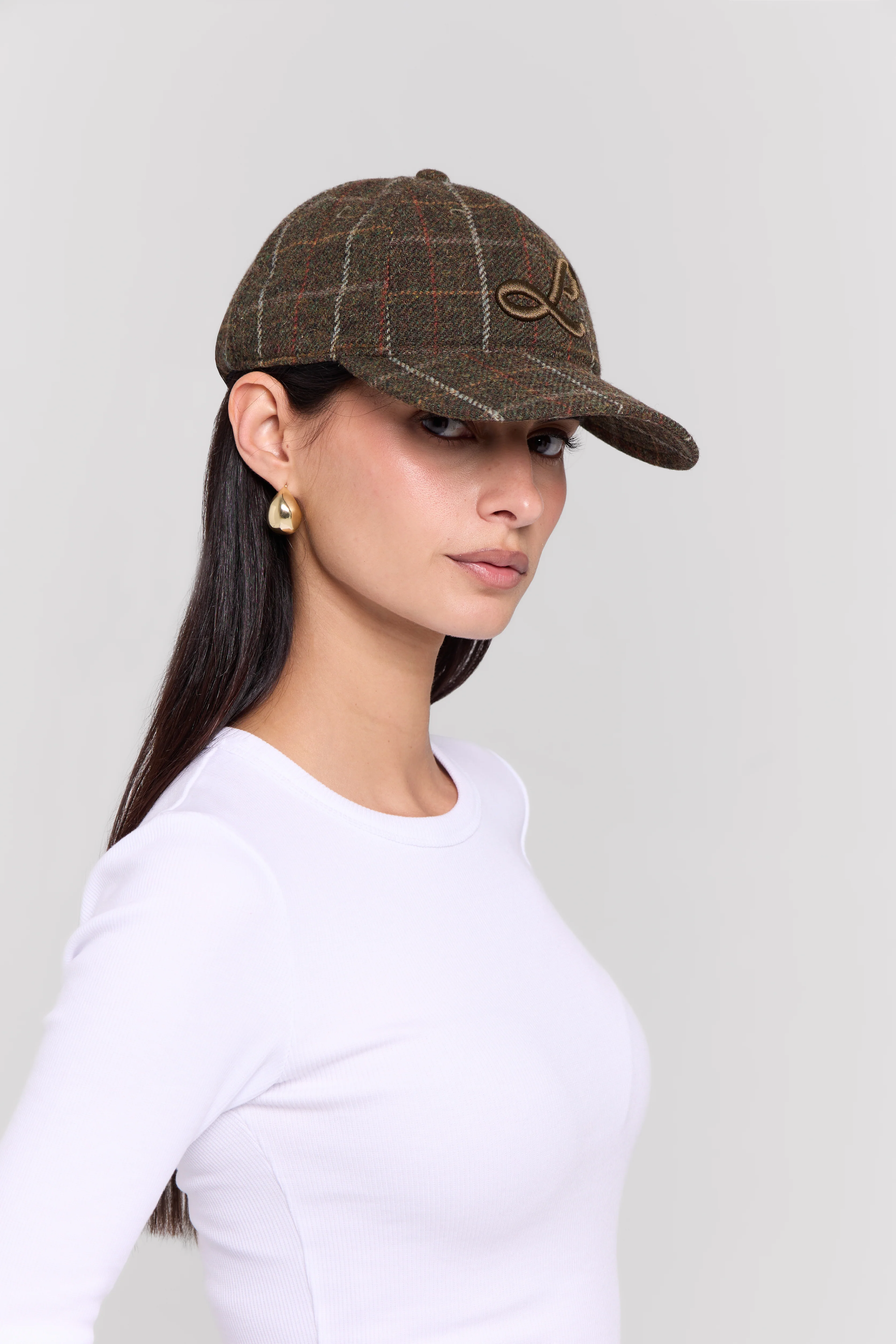 WOOL CHECKED LAMAREL CAP - Image 3